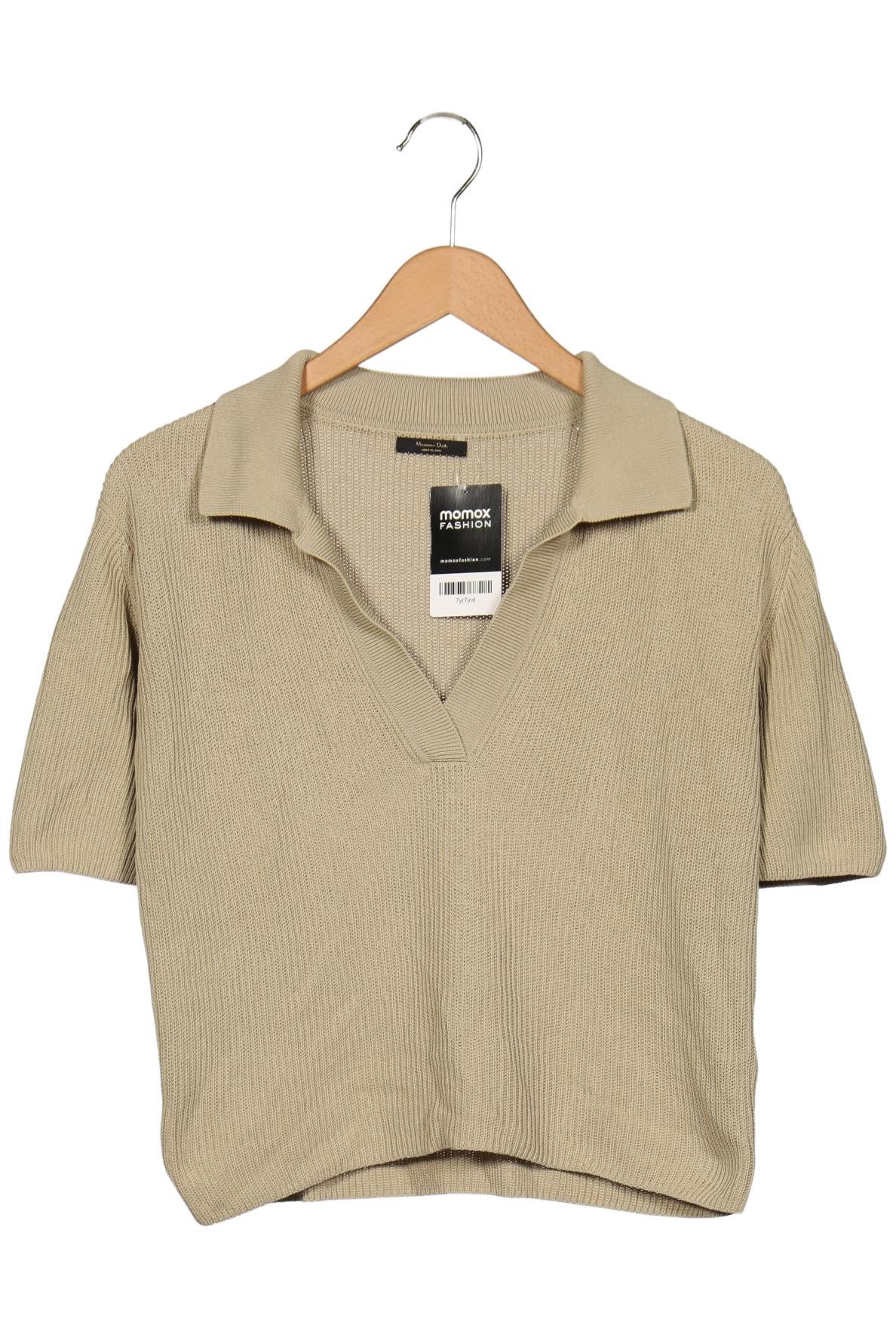 Thumbnail - Massimo Dutti Damen Poloshirt, hellgrün, Gr. 36