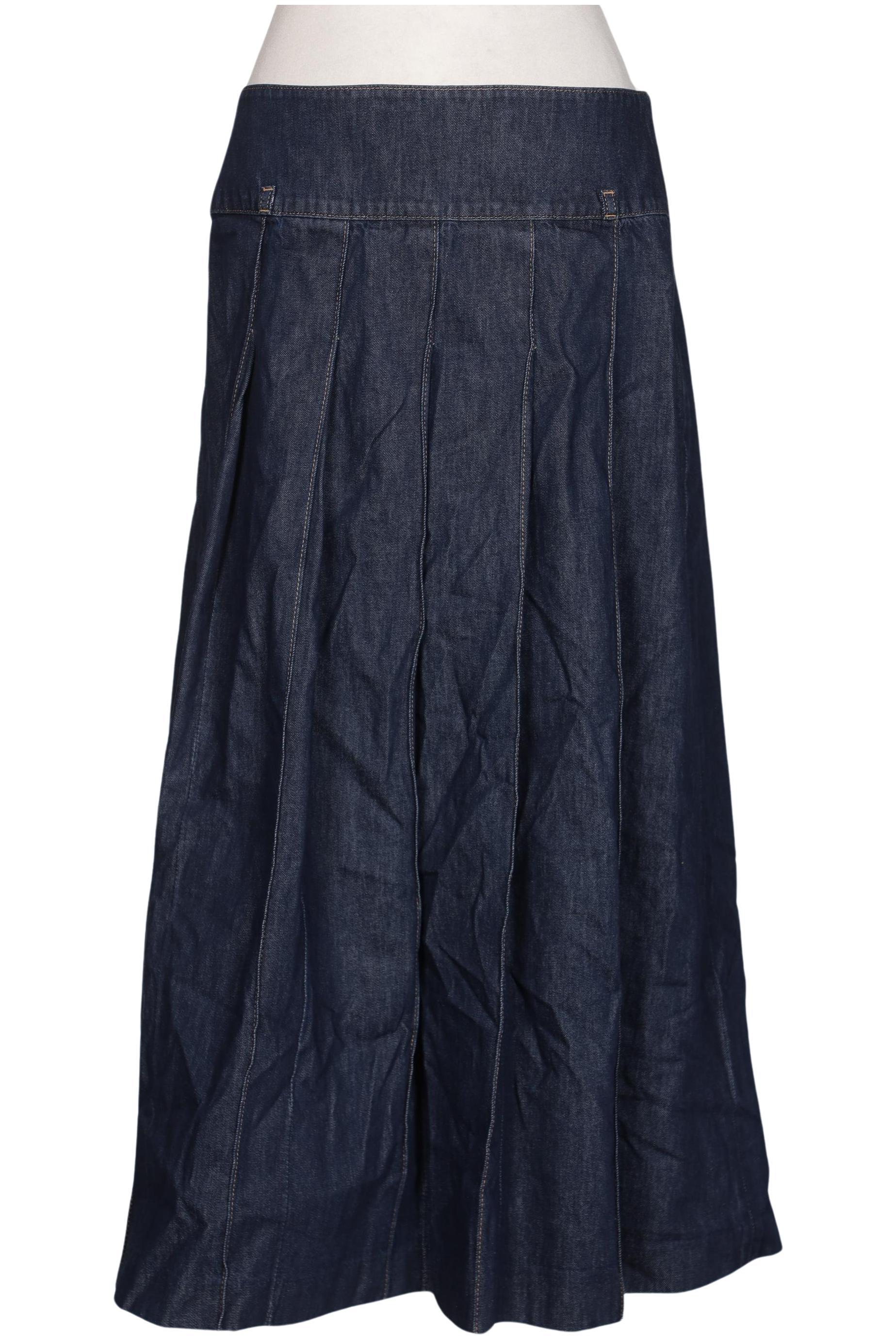 

Massimo Dutti Damen Rock, marineblau, Gr. 36