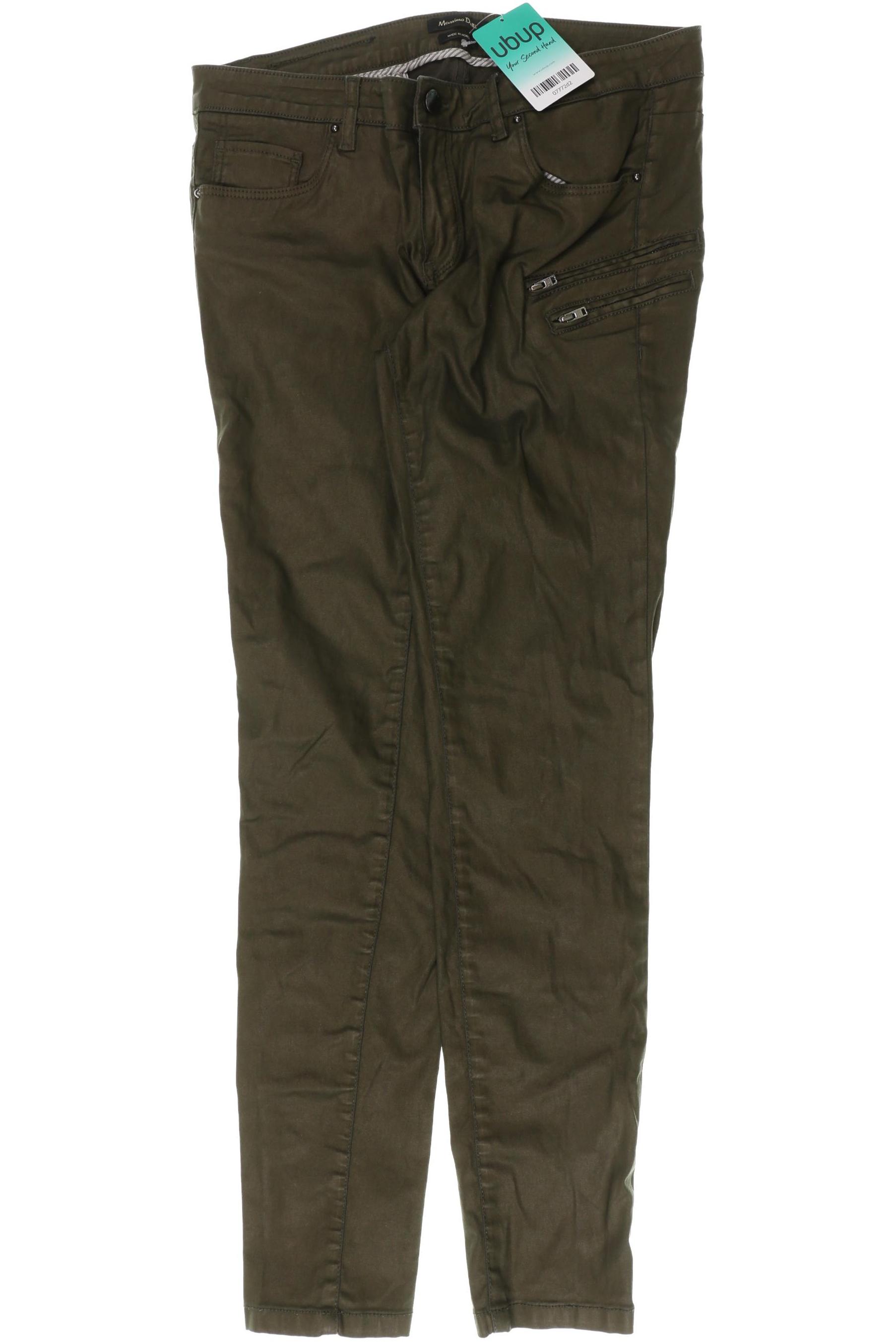 

Massimo Dutti Damen Stoffhose, grün, Gr. 38