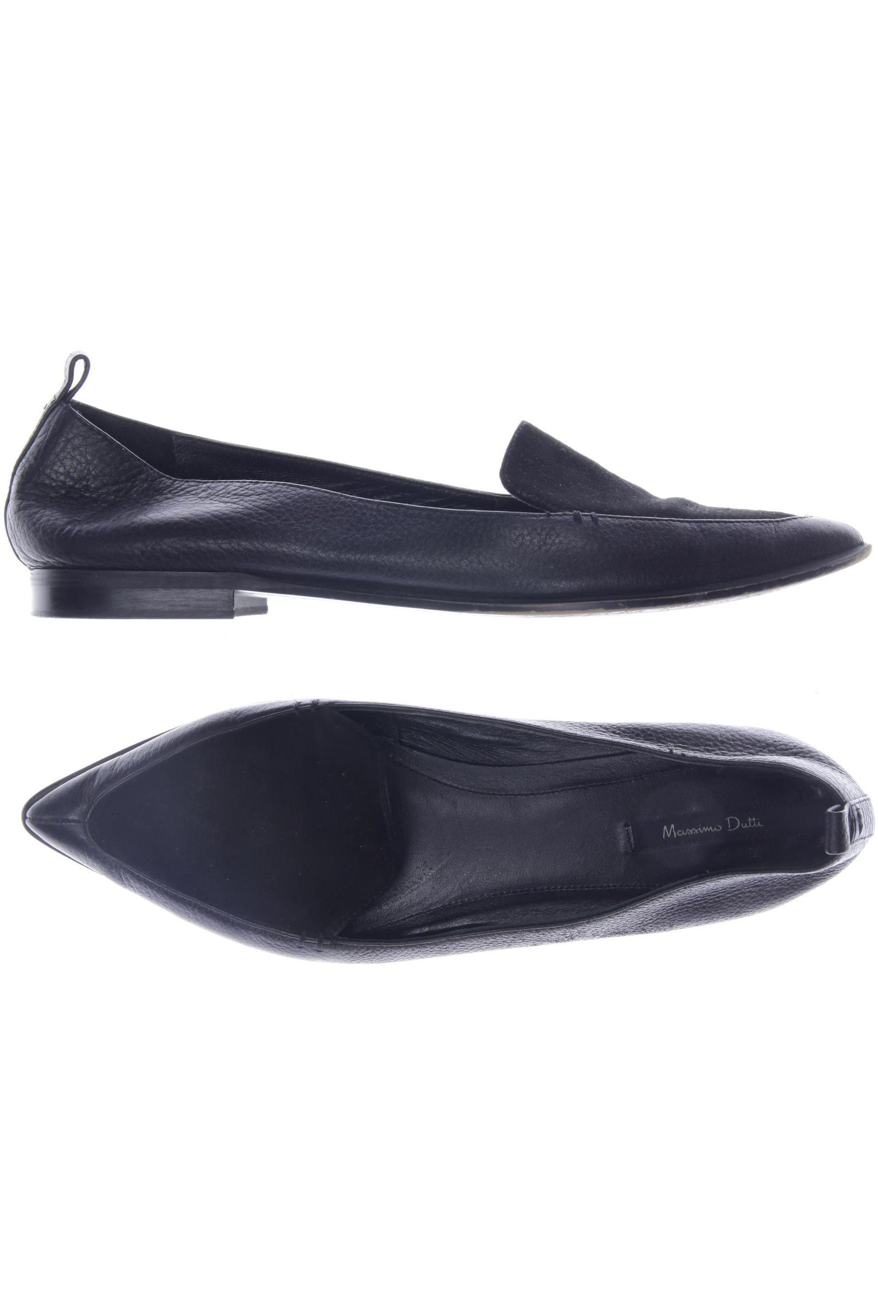 

Massimo Dutti Damen Halbschuh, schwarz, Gr. 41