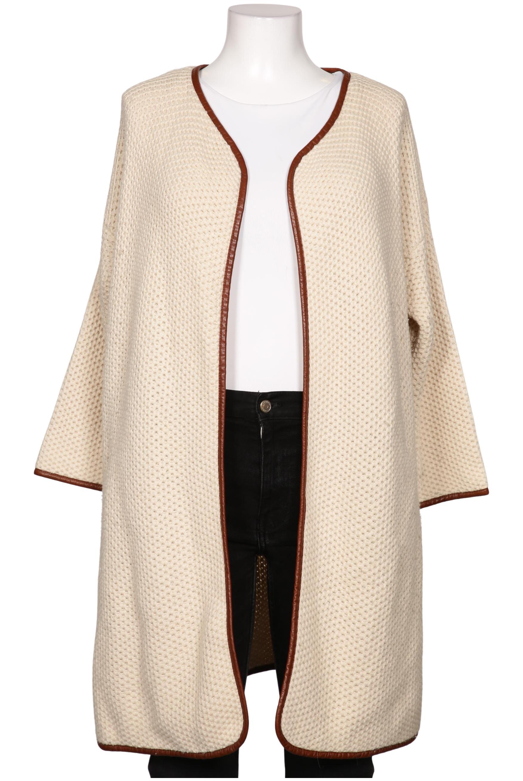 

Massimo Dutti Damen Strickjacke, cremeweiß, Gr. 44