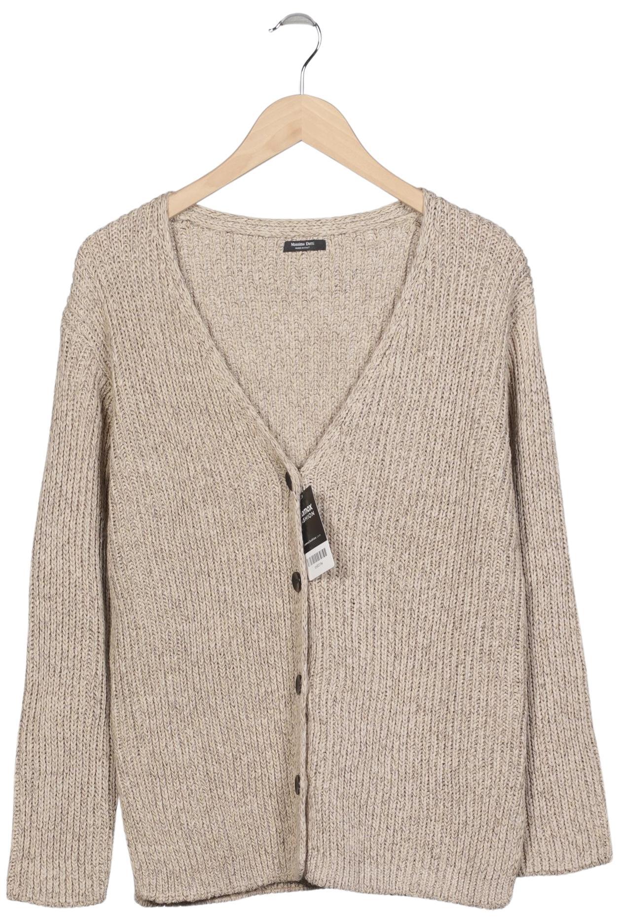 

Massimo Dutti Damen Strickjacke, beige, Gr. 36