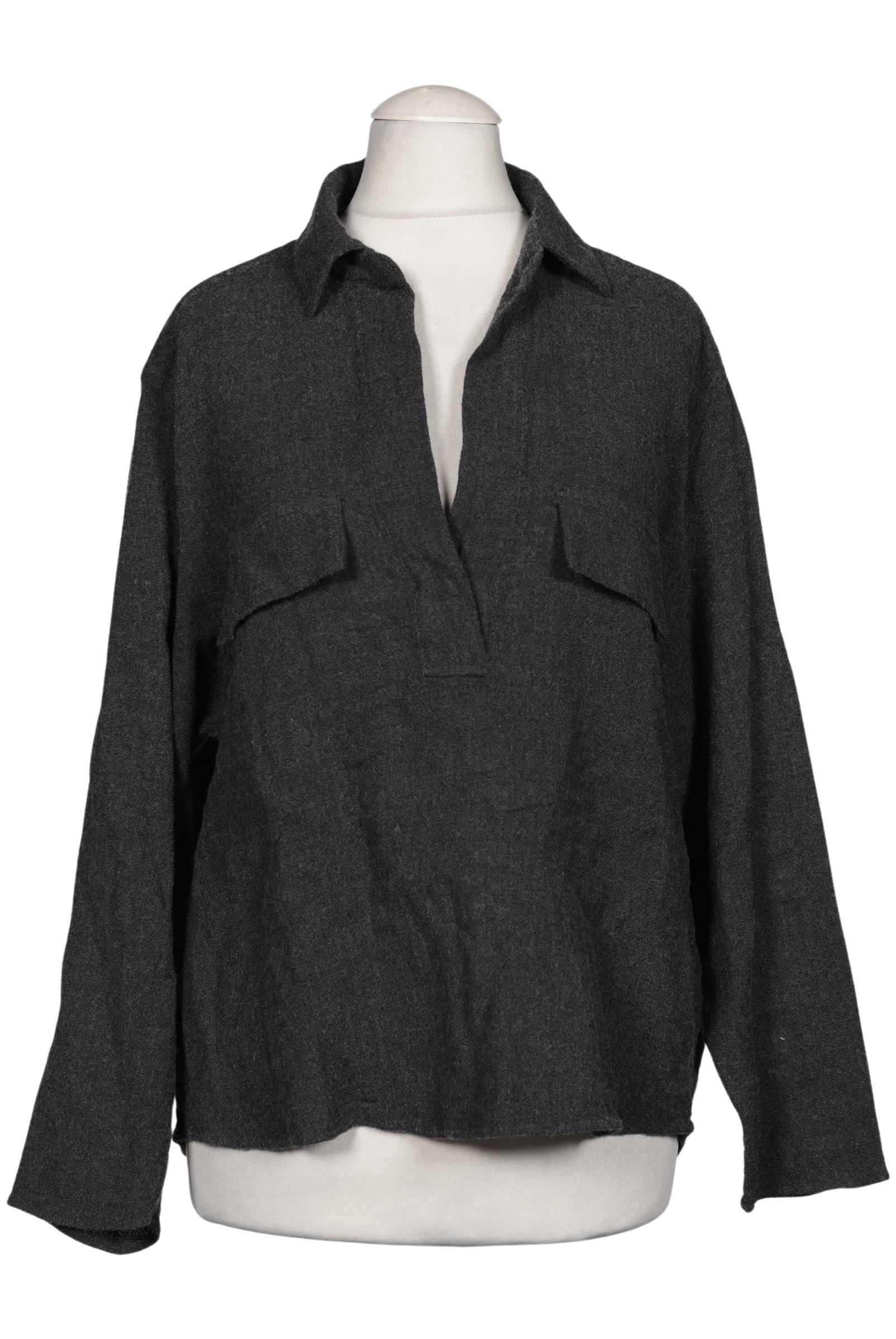 

Massimo Dutti Damen Bluse, grau, Gr. 36