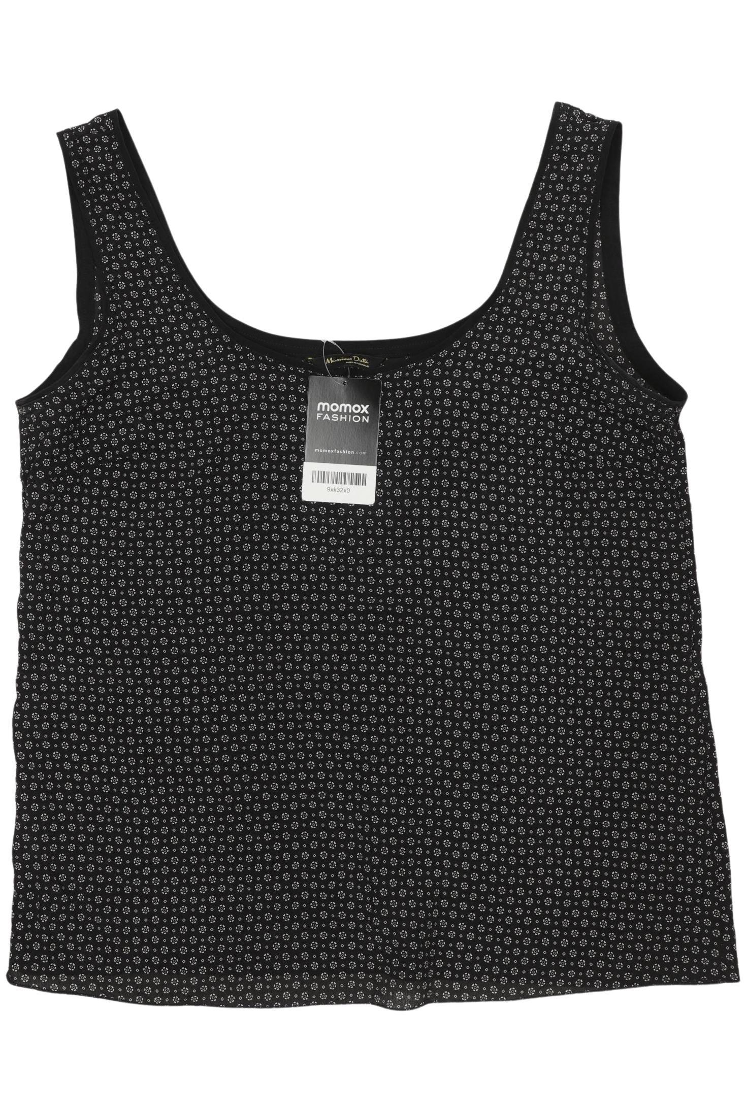 

Massimo Dutti Damen Top, schwarz, Gr. 40