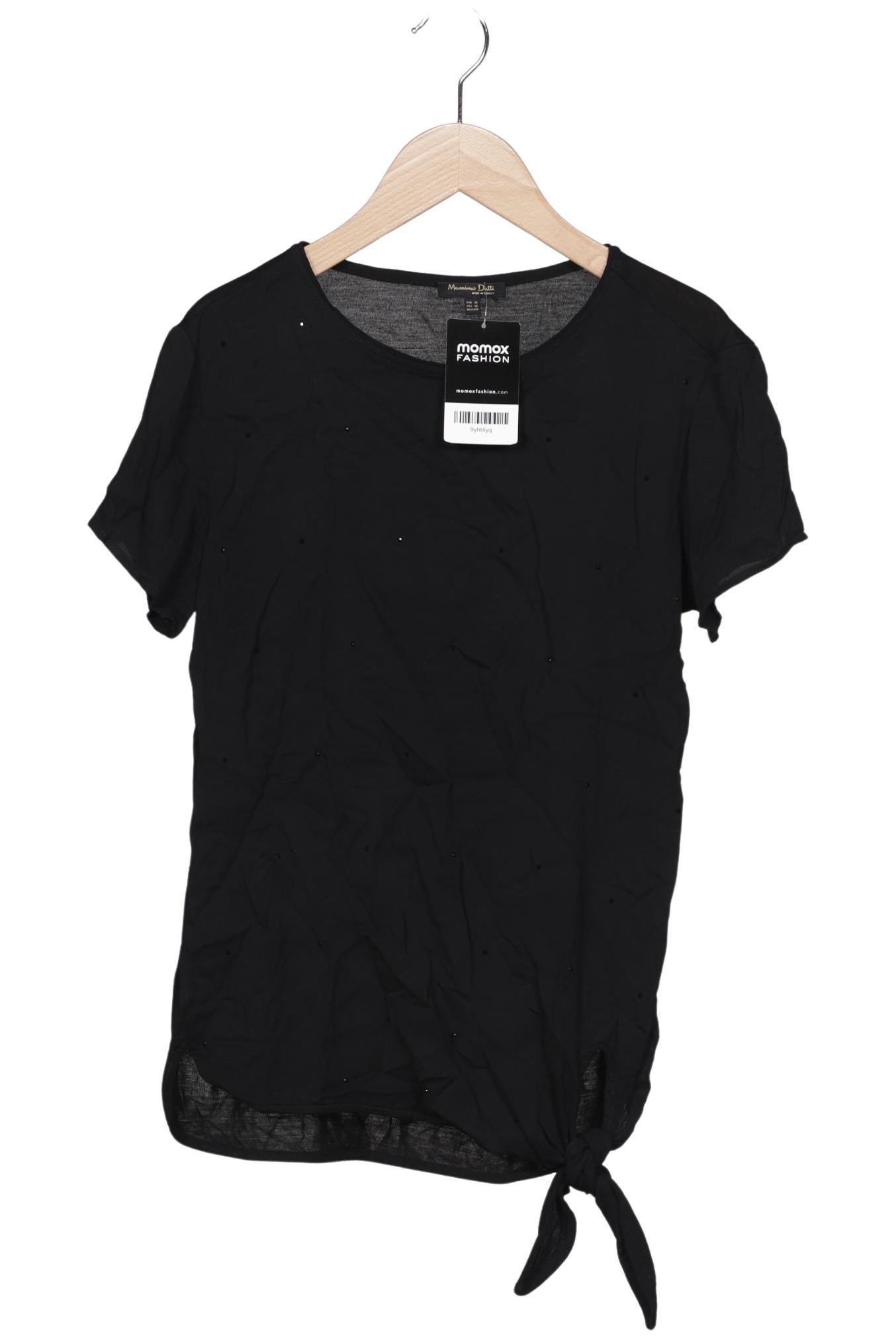

Massimo Dutti Damen Bluse, schwarz, Gr. 34