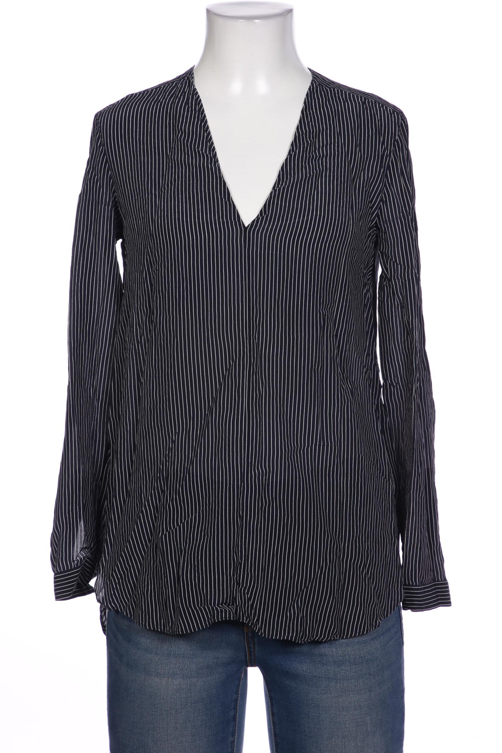 

Massimo Dutti Damen Bluse, marineblau, Gr. 36