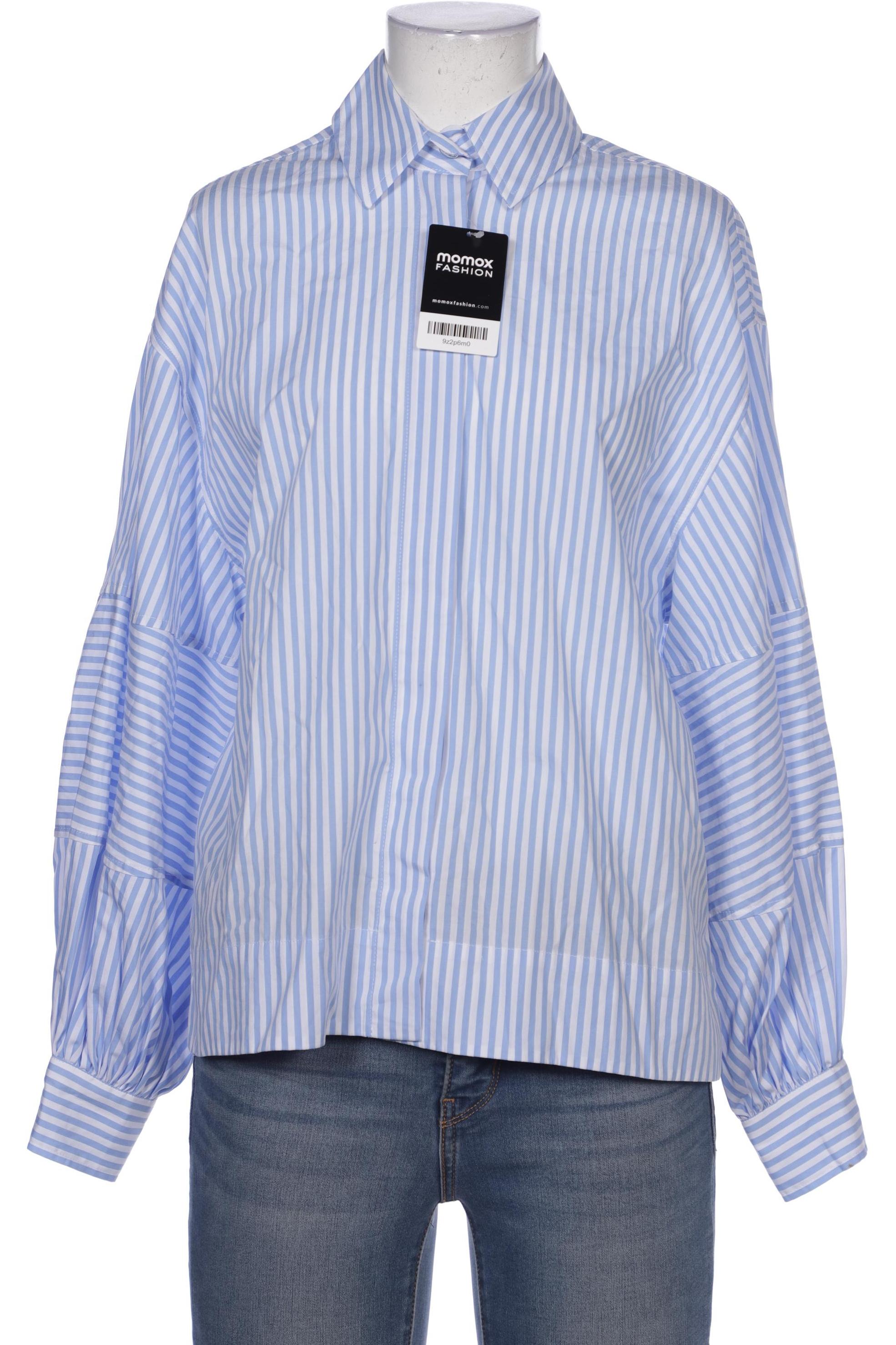 

Massimo Dutti Damen Bluse, blau, Gr. 34