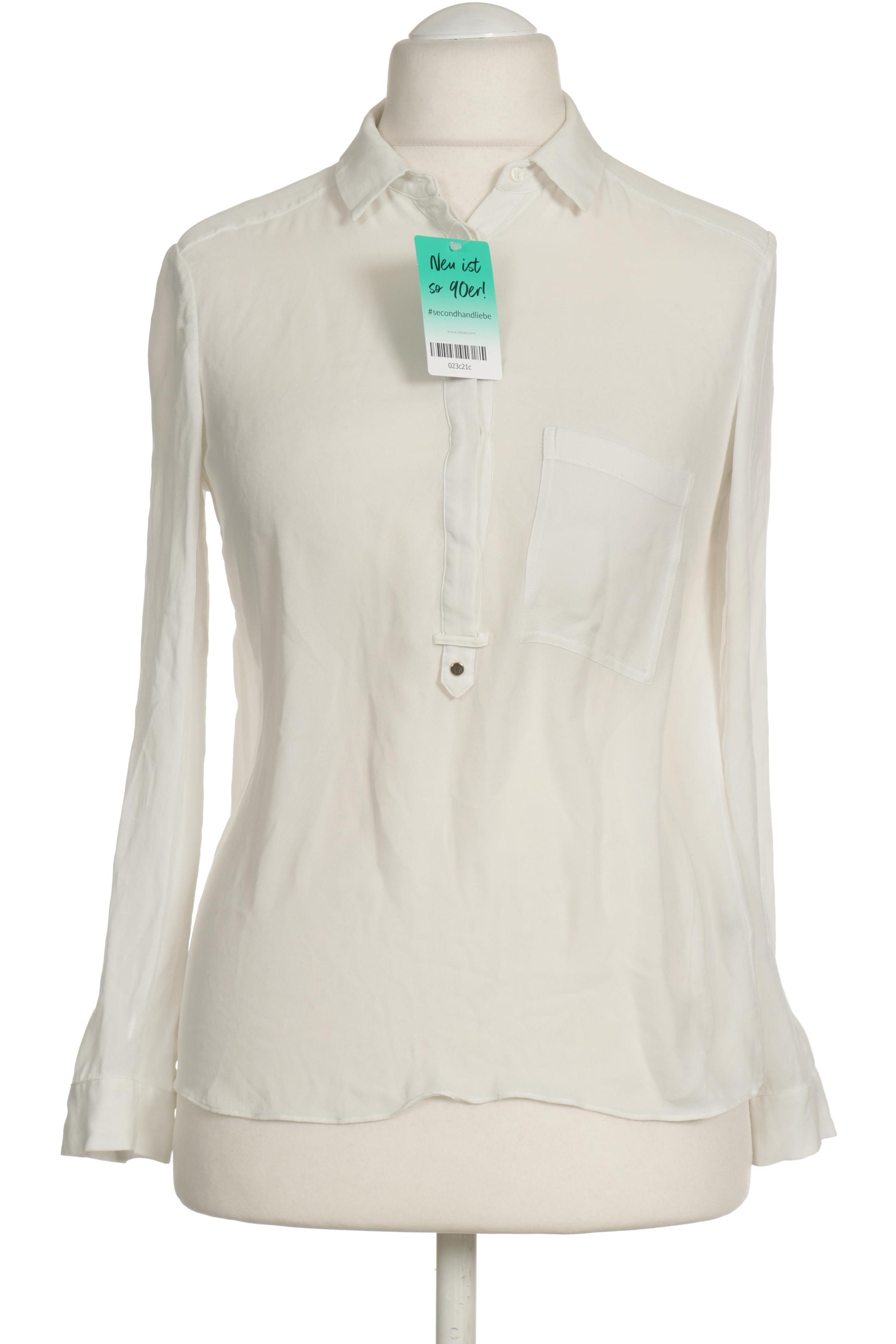 

Massimo Dutti Damen Bluse, weiß, Gr. 38