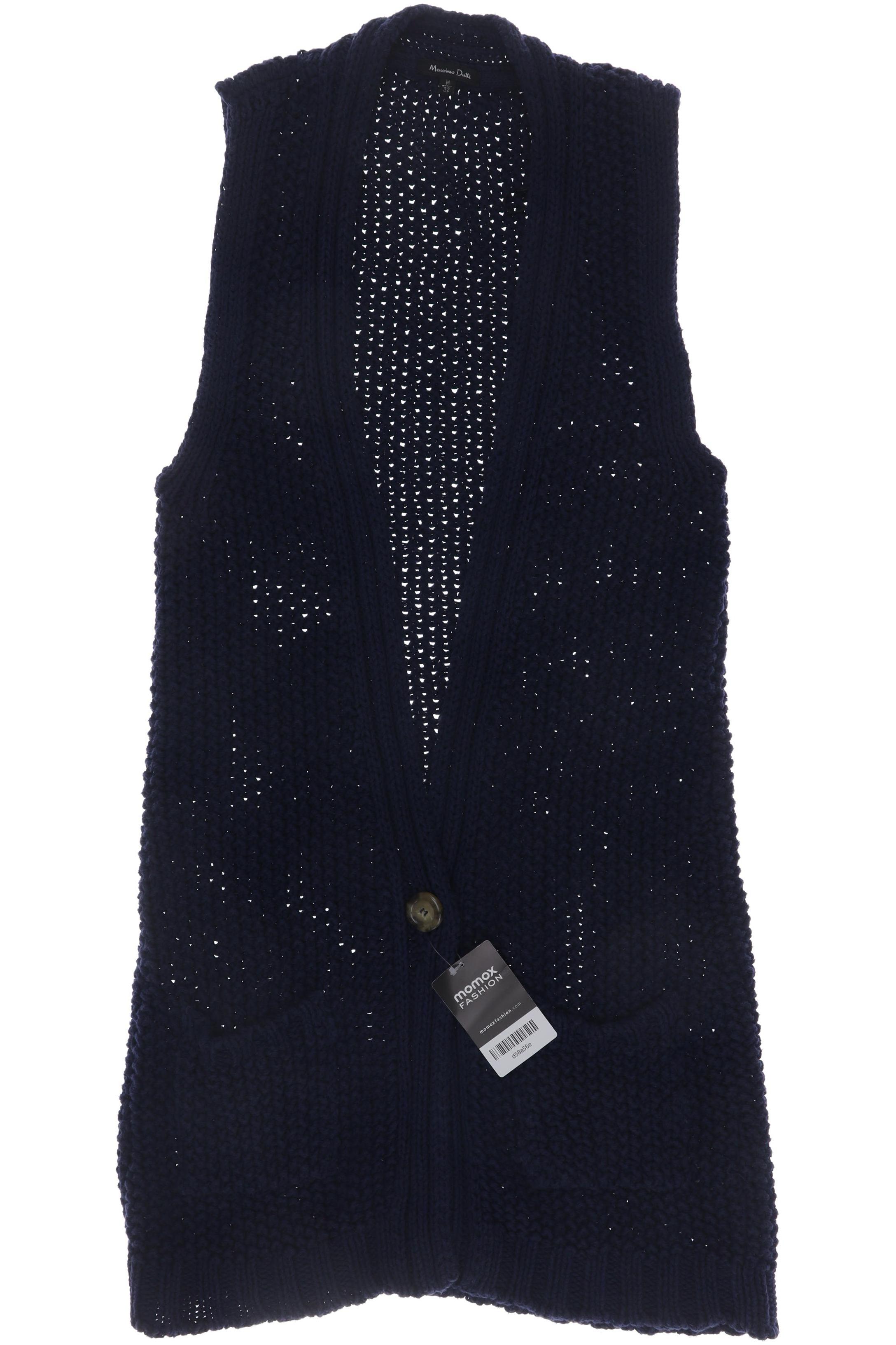 

Massimo Dutti Damen Strickjacke, blau, Gr. 38