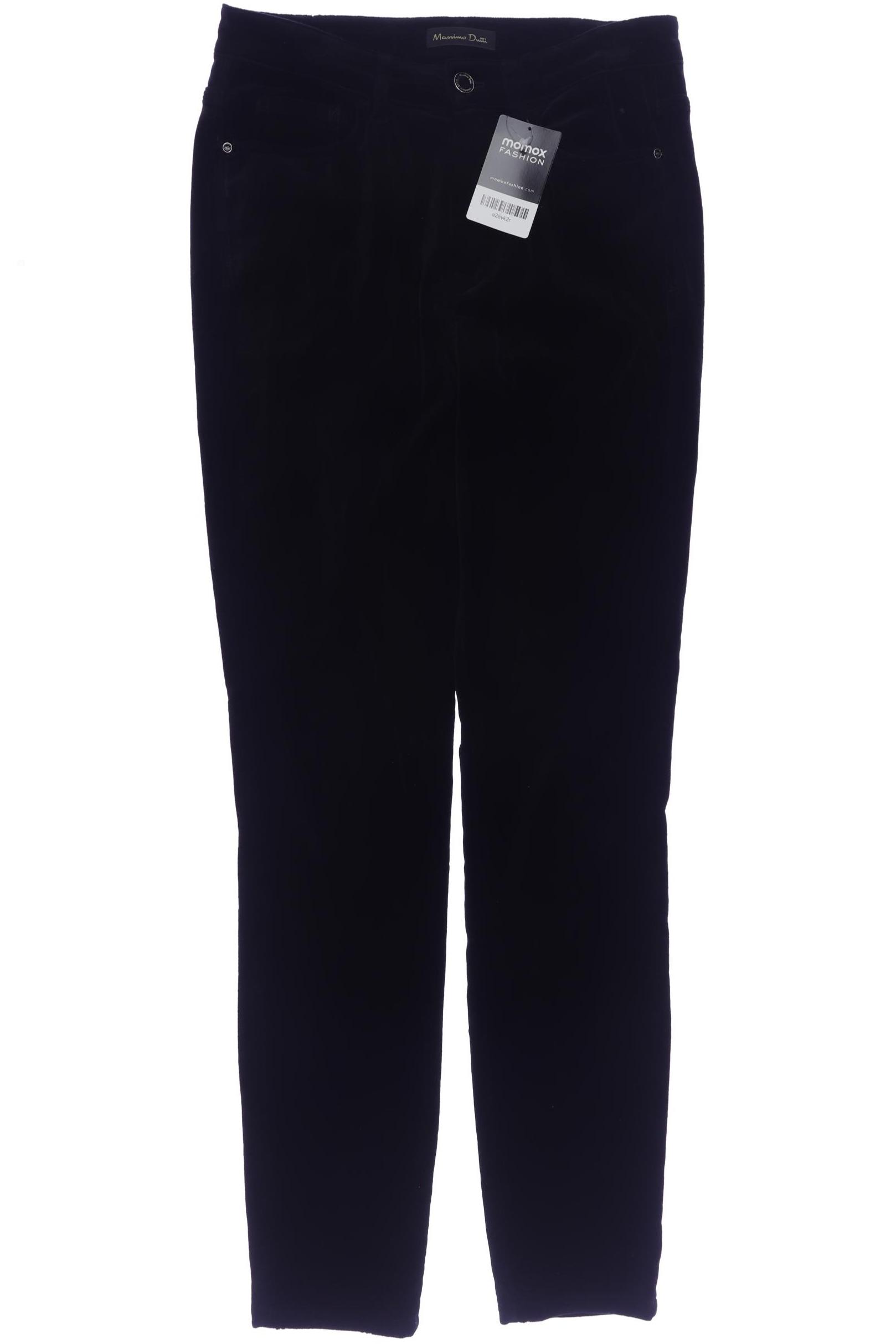 

Massimo Dutti Damen Stoffhose, schwarz, Gr. 36