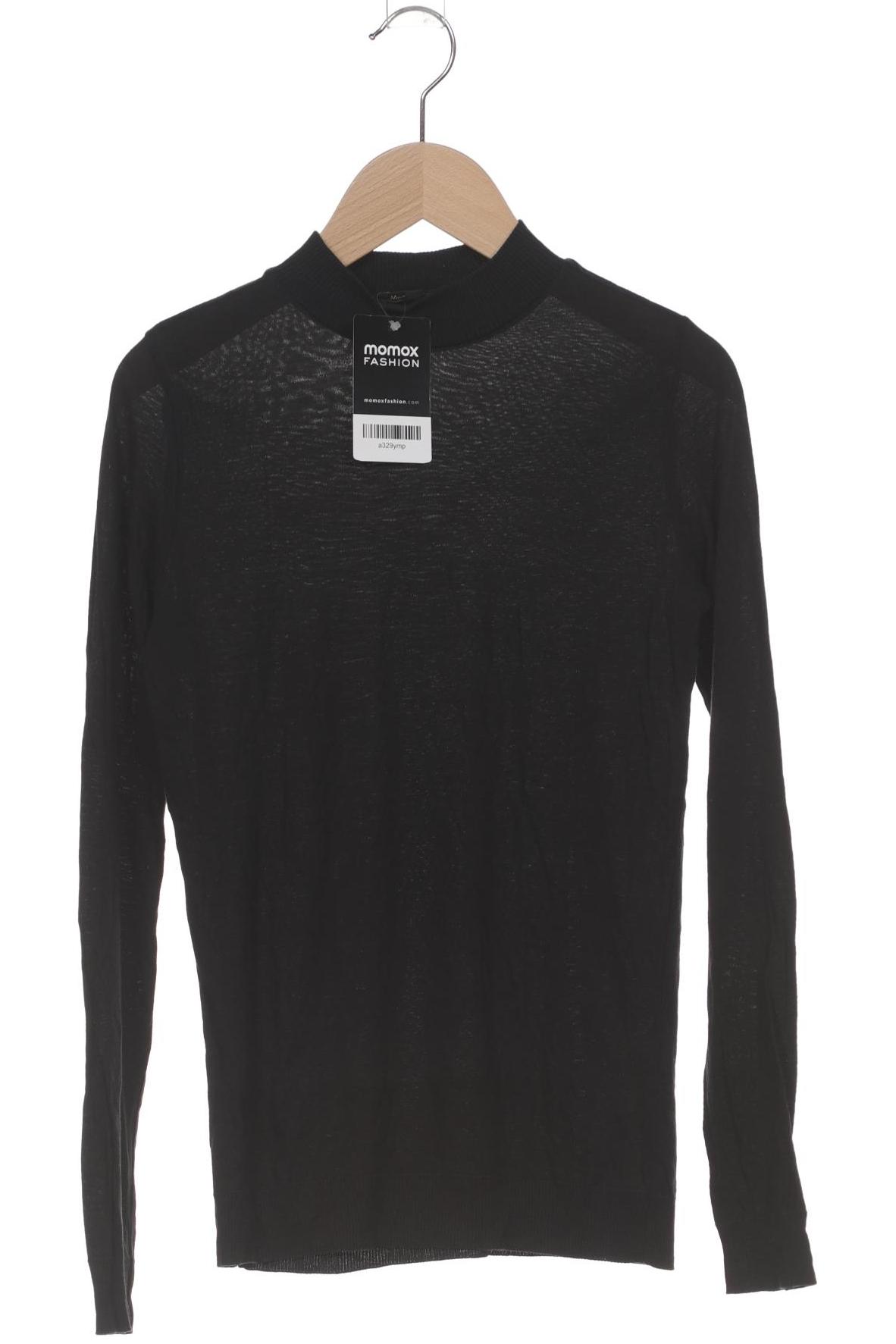 

Massimo Dutti Damen Langarmshirt, schwarz, Gr. 34