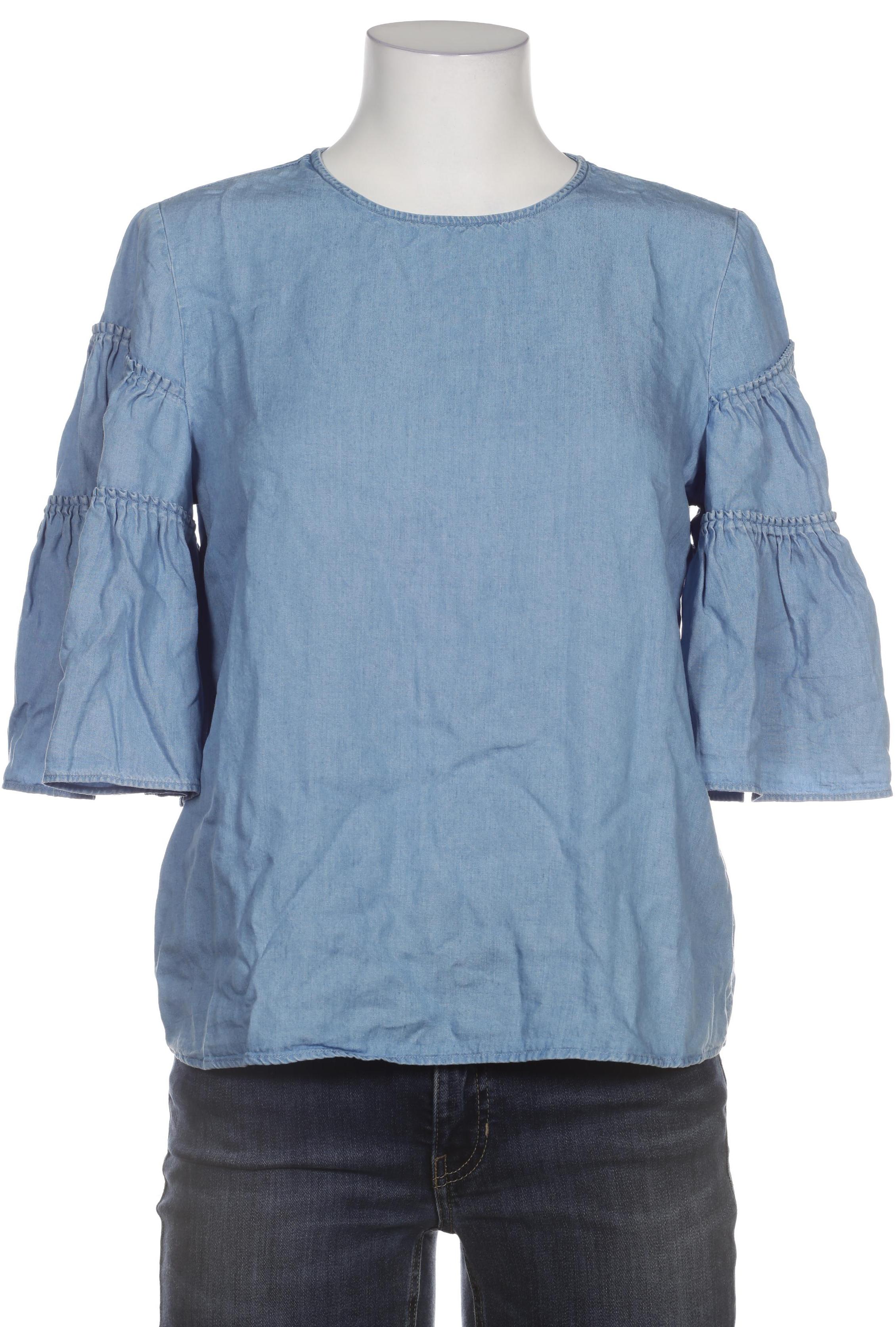 

Massimo Dutti Damen Bluse, blau, Gr. 40