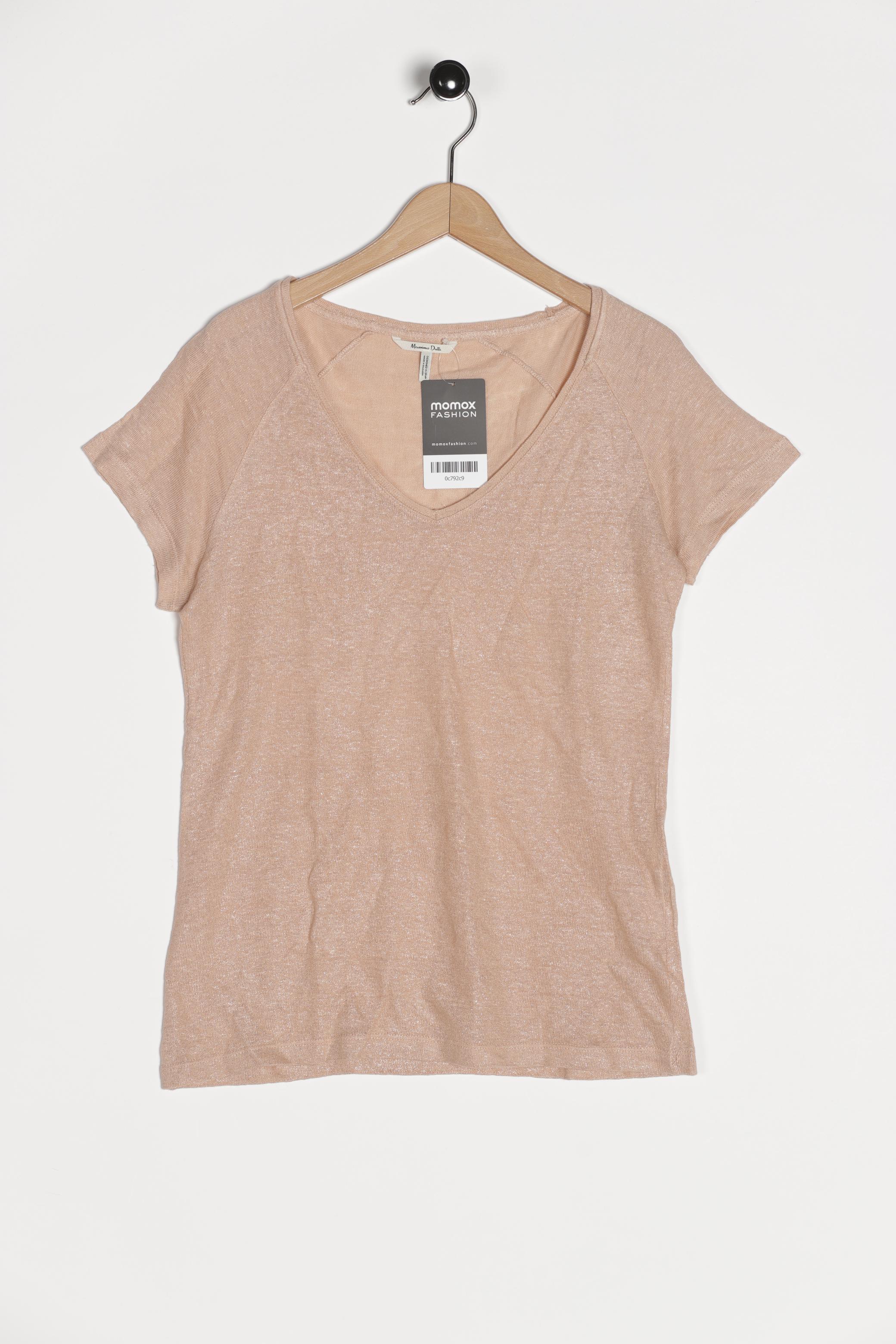 

Massimo Dutti Damen T-Shirt, beige, Gr. 38