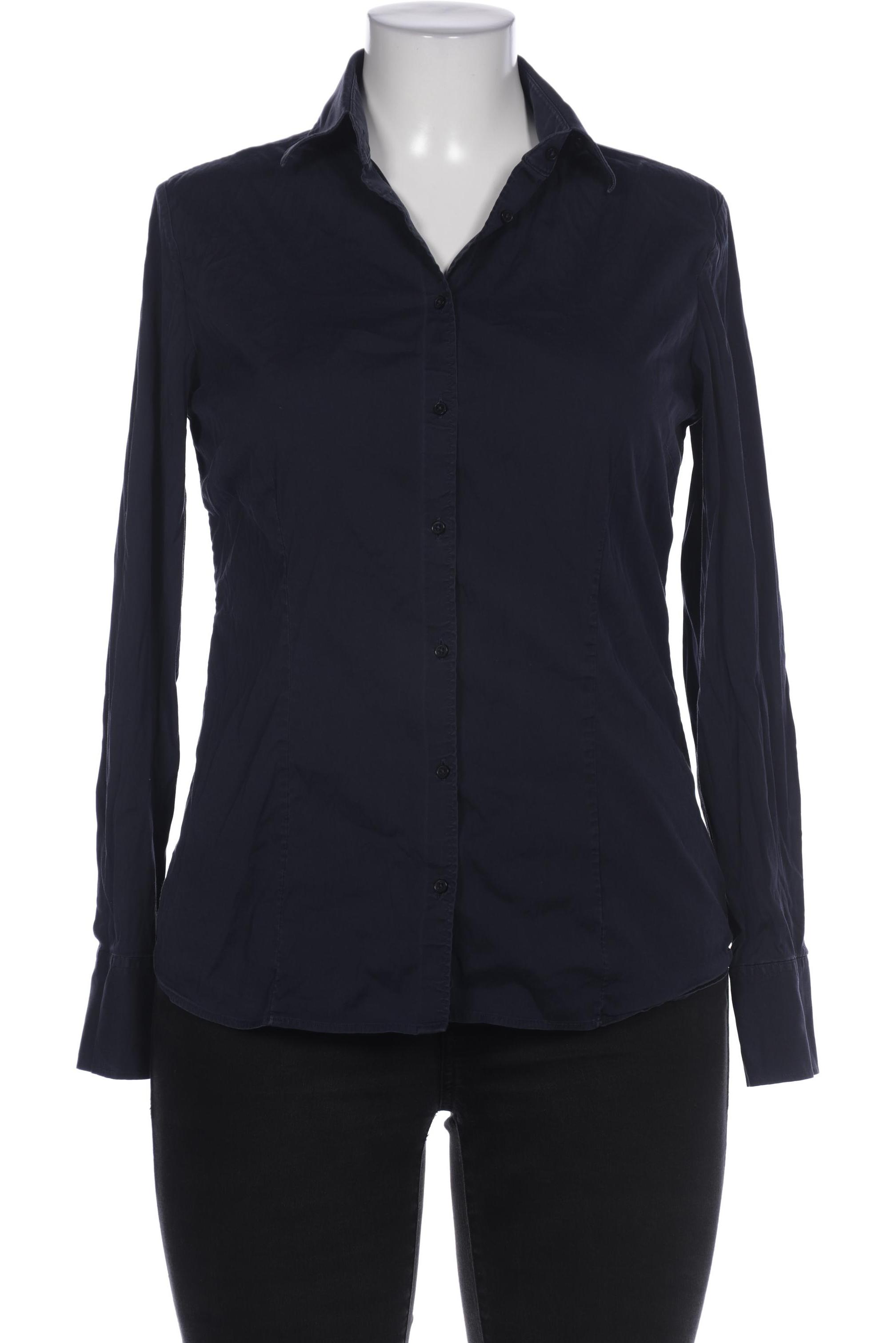 

Massimo Dutti Damen Bluse, marineblau, Gr. 42