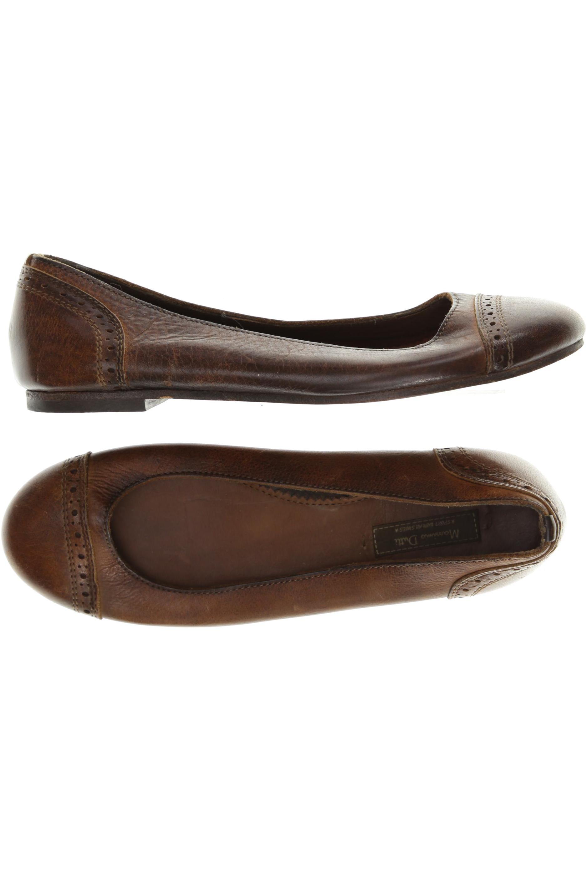 

Massimo Dutti Damen Ballerinas, braun, Gr. 39