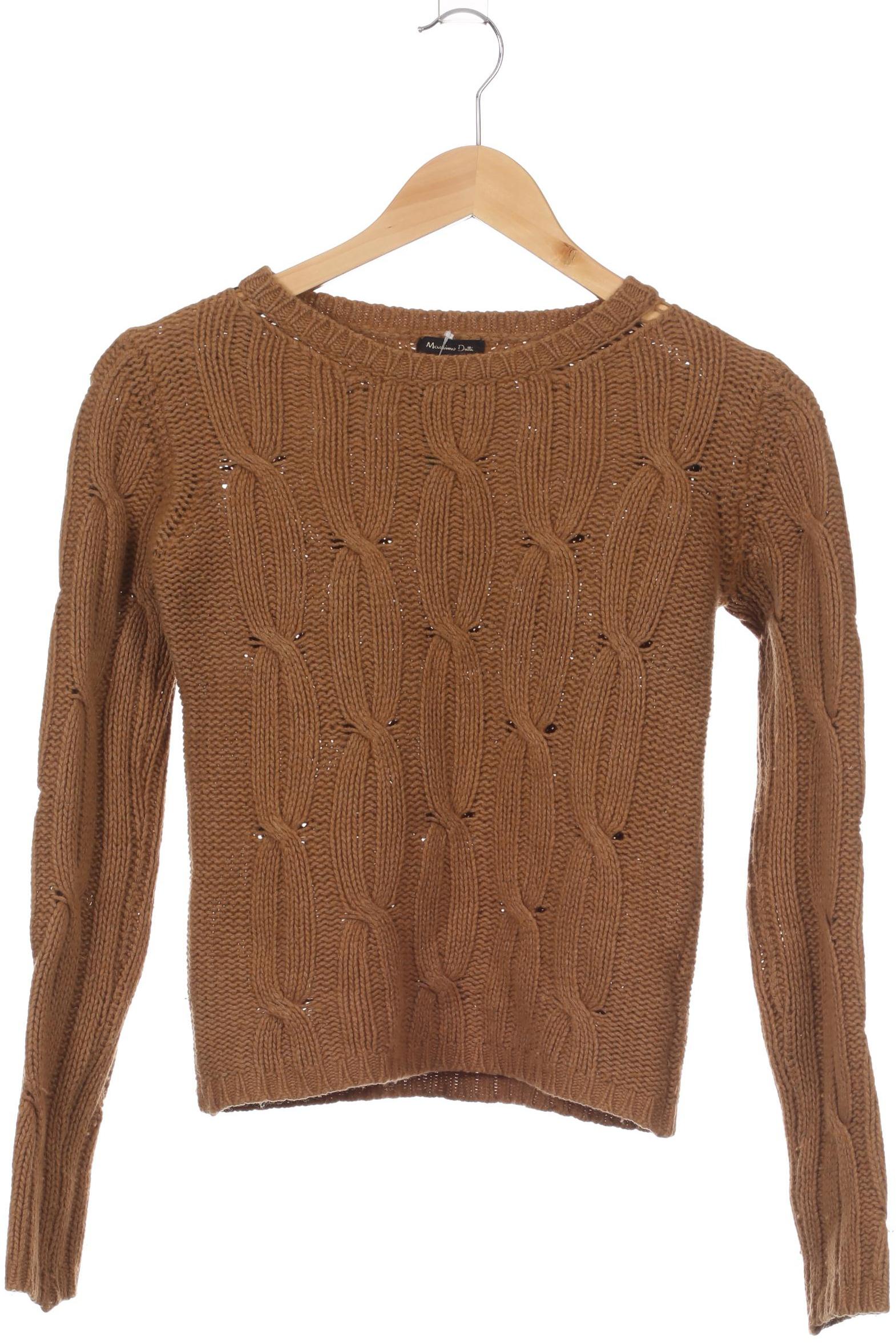 

Massimo Dutti Damen Pullover, braun, Gr. 36