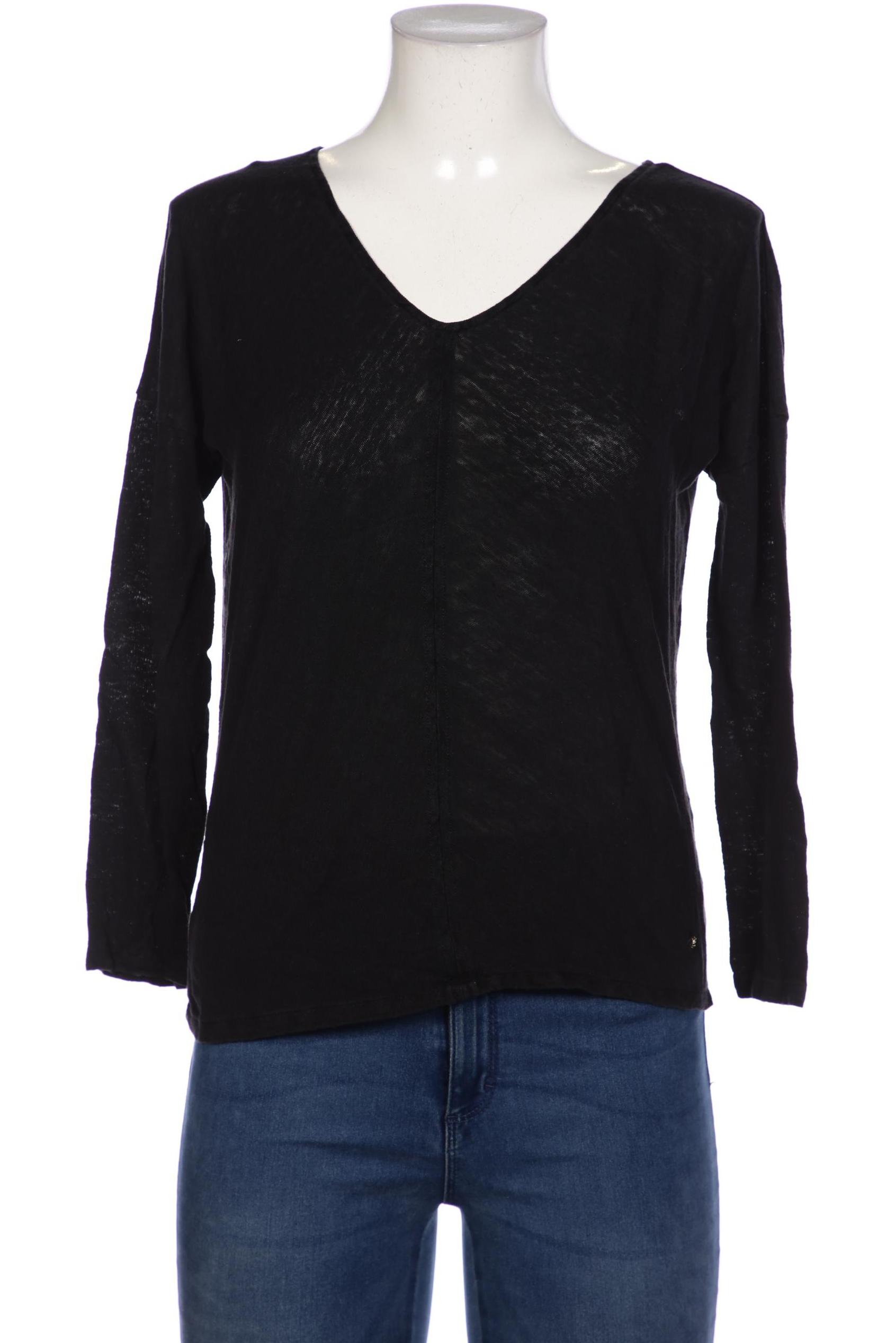 

Massimo Dutti Damen Langarmshirt, schwarz, Gr. 42