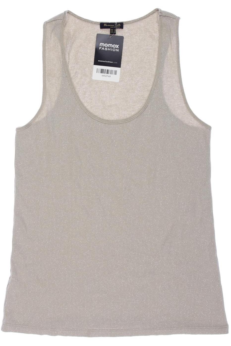 

Massimo Dutti Damen Top, beige, Gr. 36