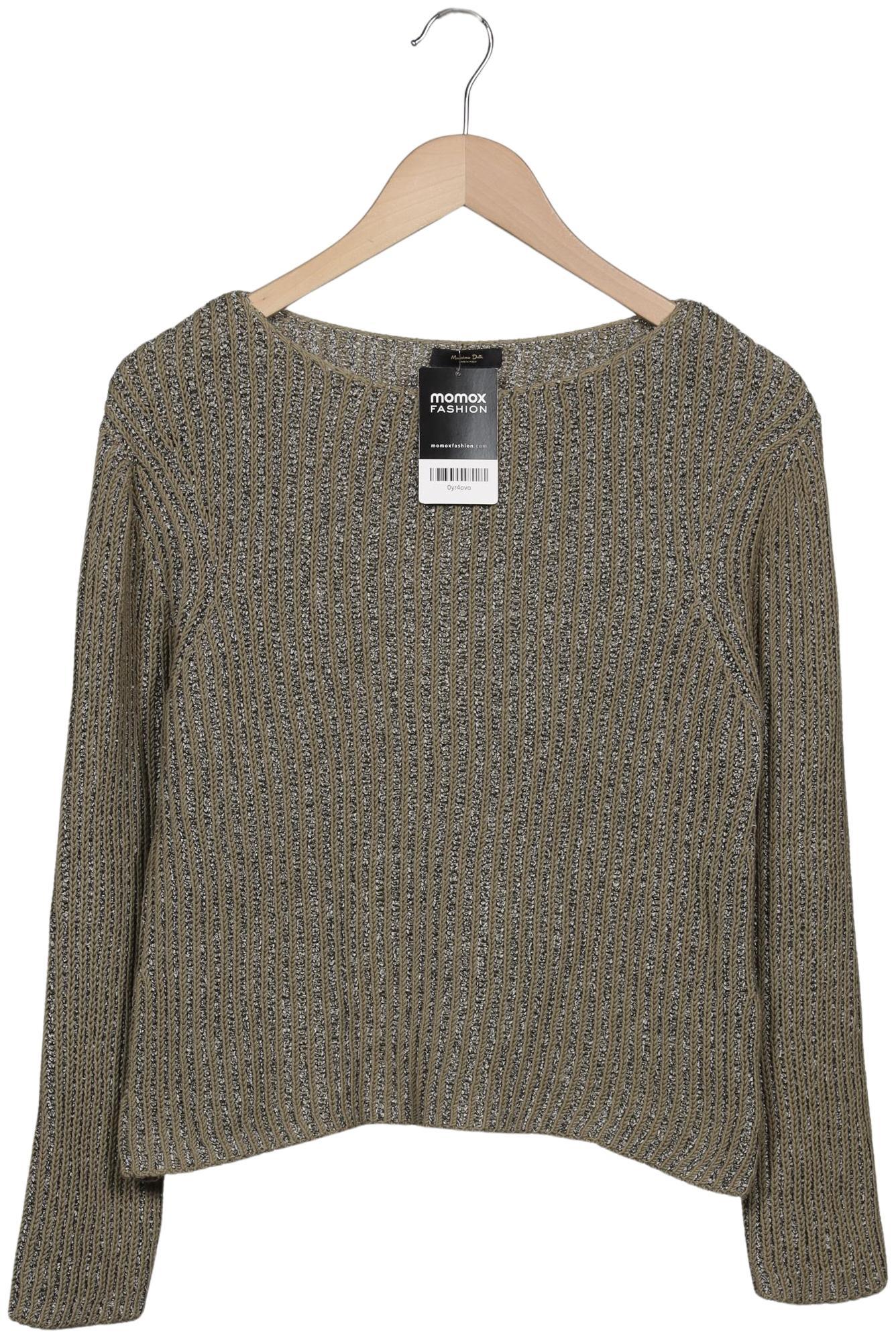 

Massimo Dutti Damen Pullover, grün, Gr. 34
