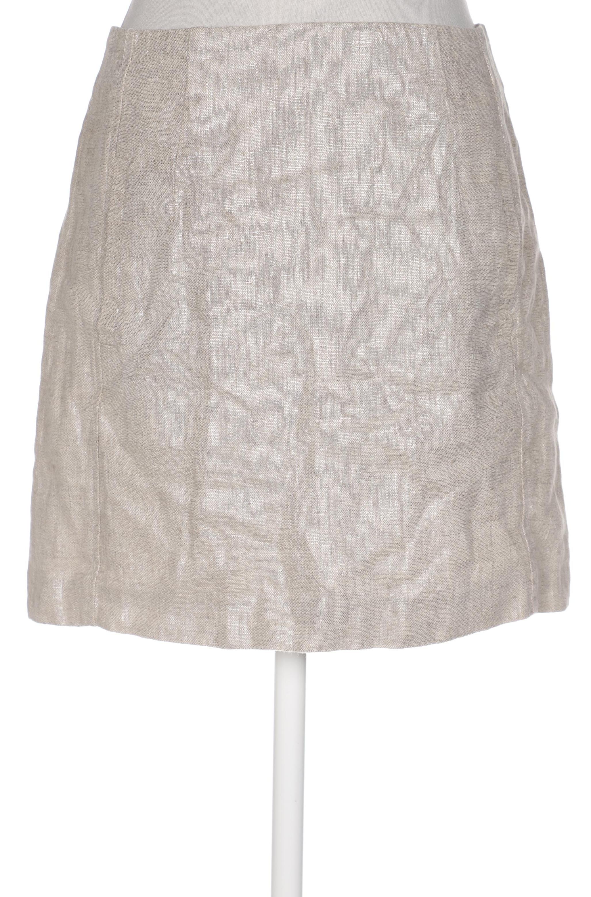 

Massimo Dutti Damen Rock, beige, Gr. 36