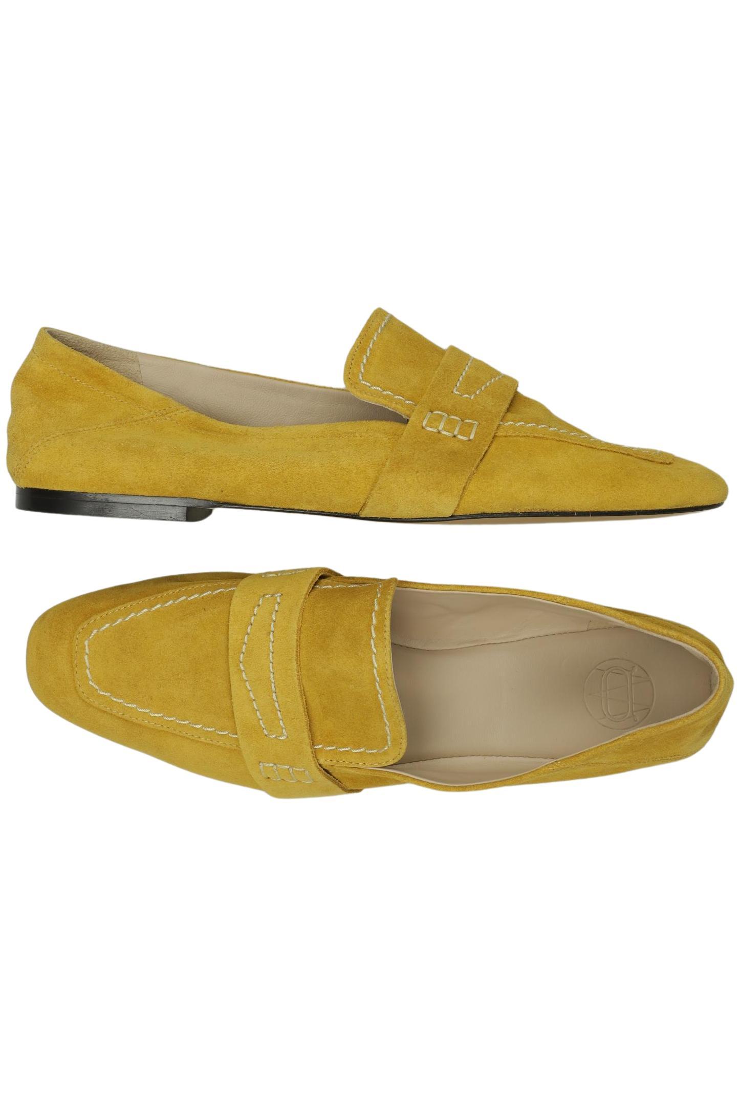 

Massimo Dutti Damen Halbschuh, gelb, Gr. 40