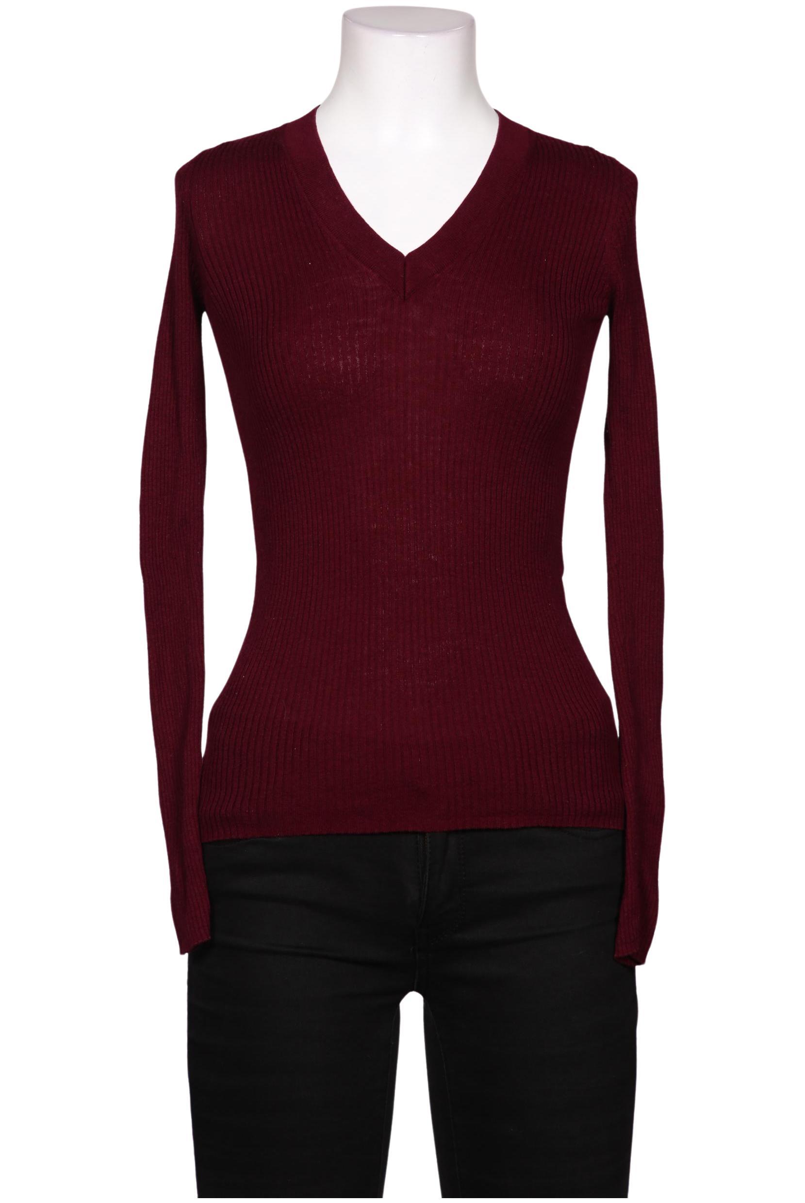 

Massimo Dutti Damen Pullover, bordeaux, Gr. 34