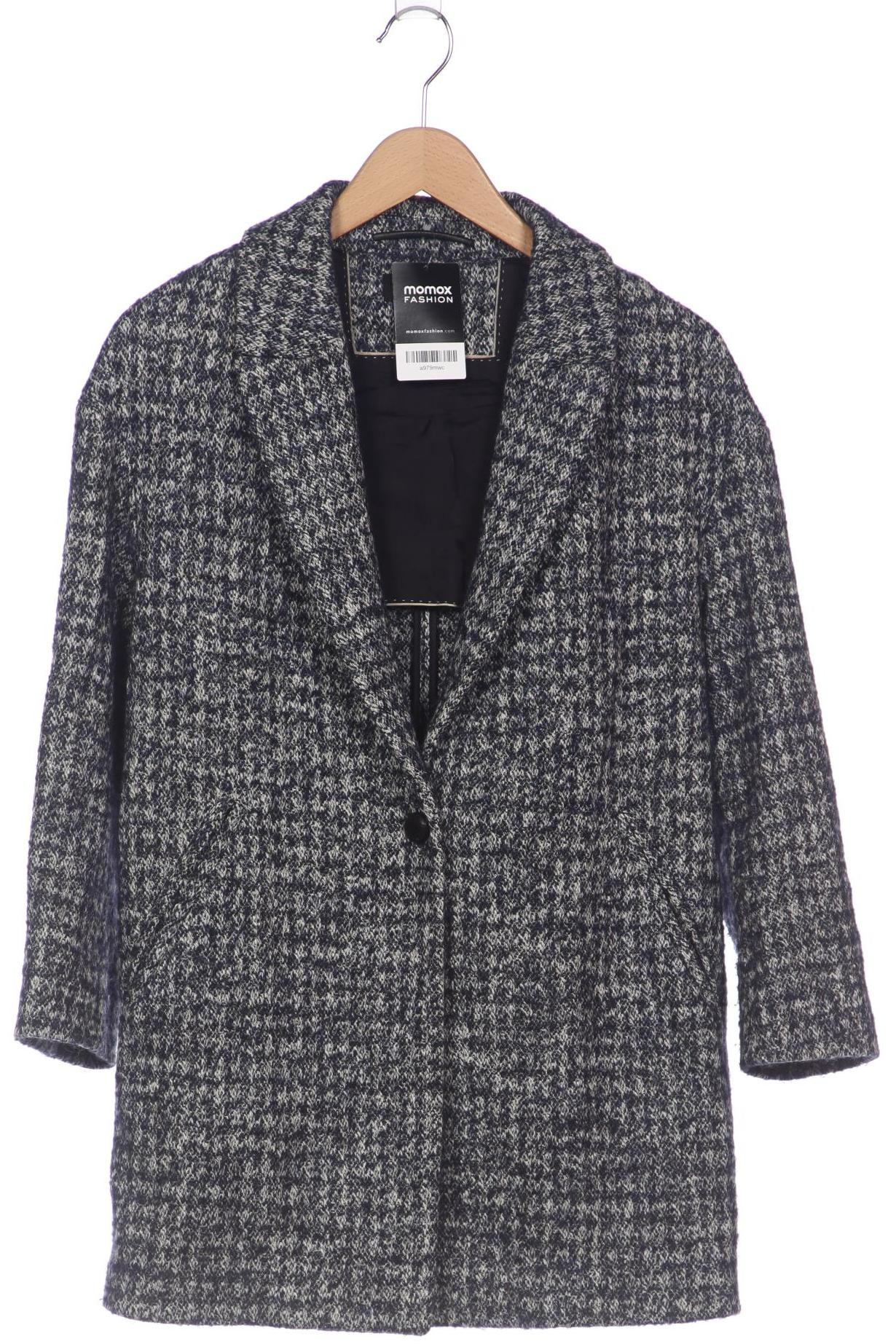 

Massimo Dutti Damen Mantel, marineblau, Gr. 36