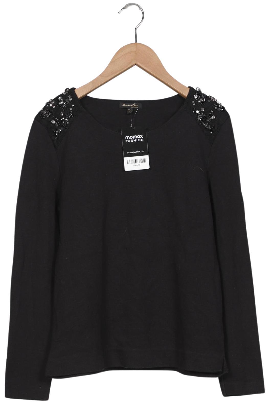 

Massimo Dutti Damen Sweatshirt, schwarz, Gr. 36