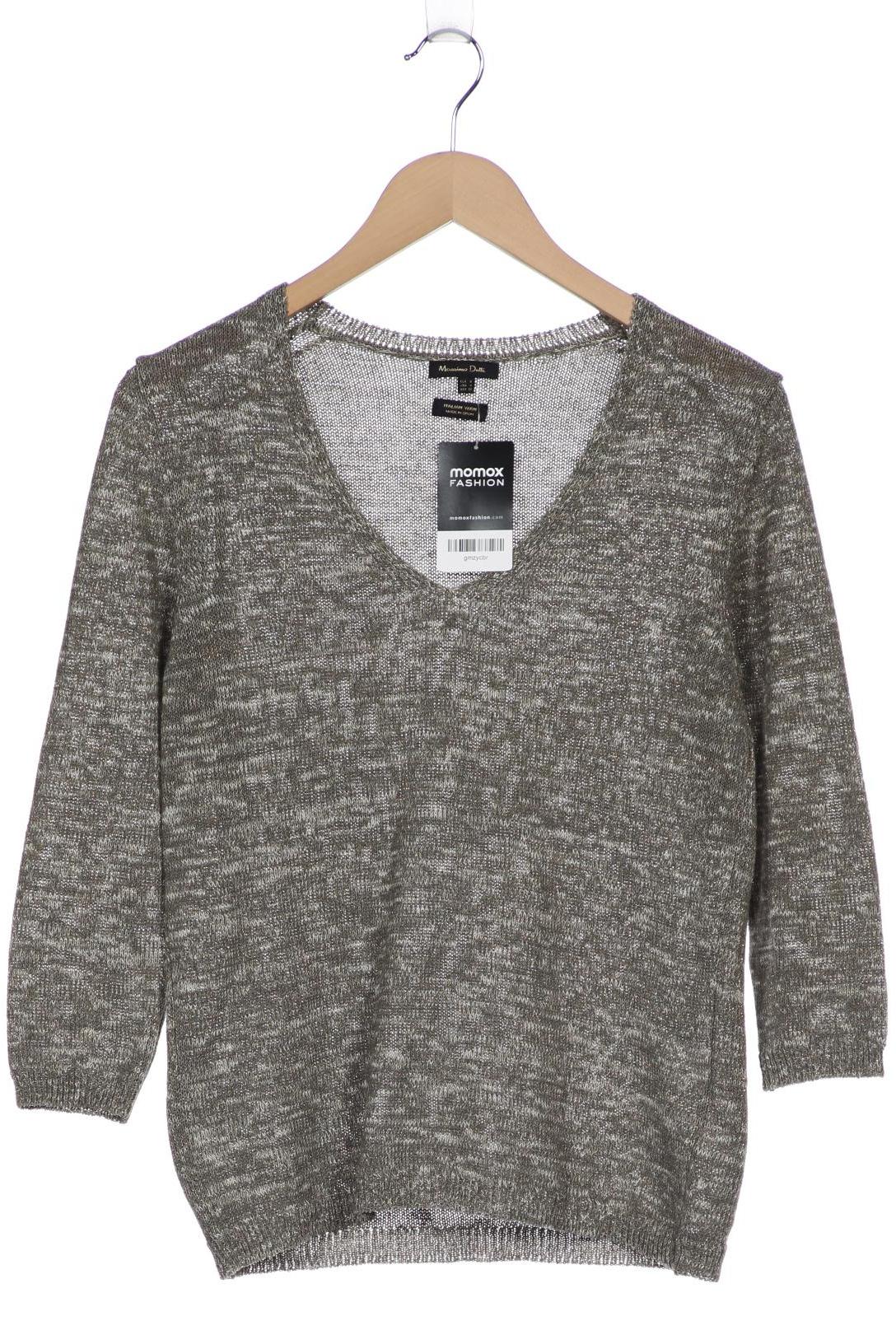 

Massimo Dutti Damen Pullover, grün, Gr. 38