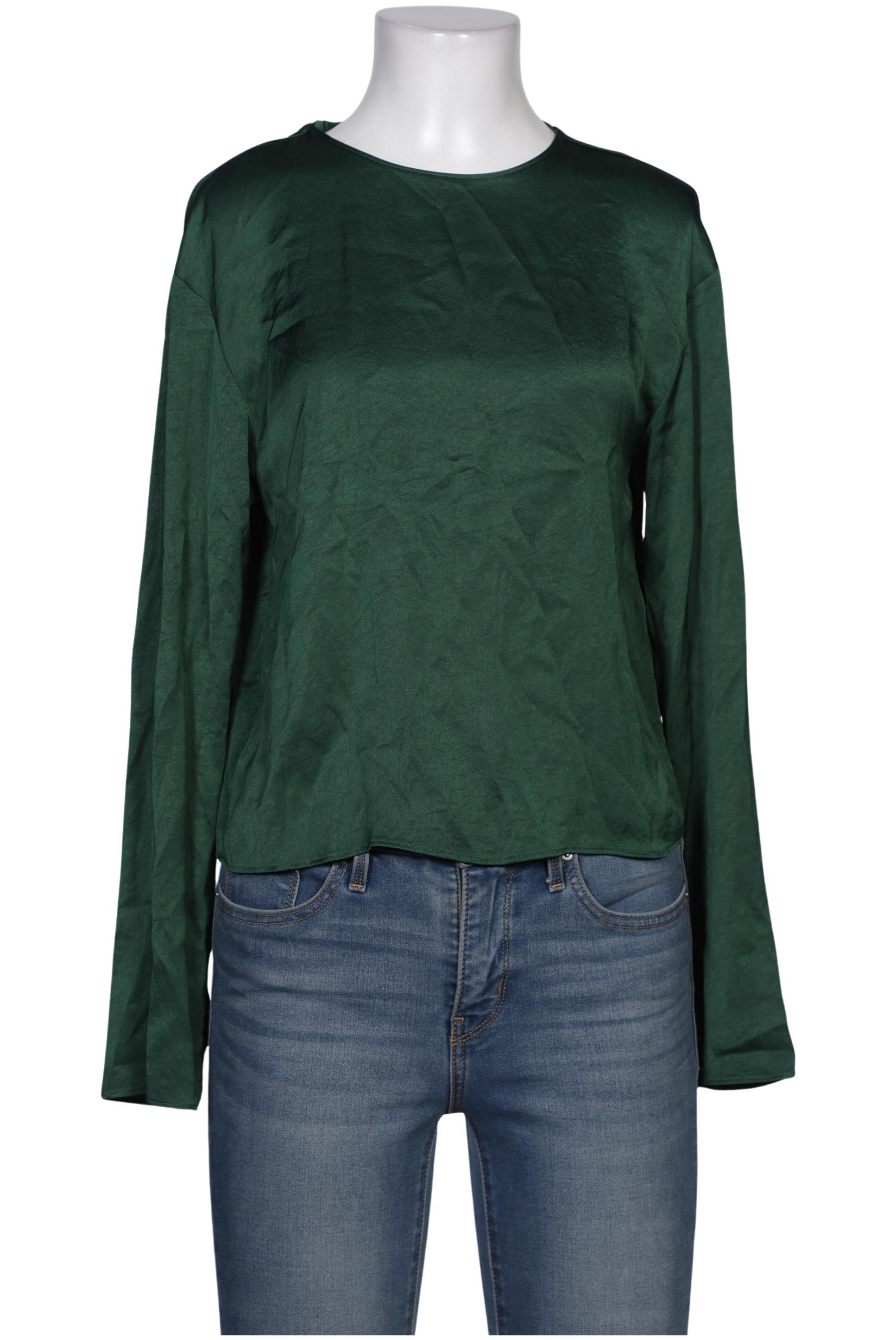 

Massimo Dutti Damen Bluse, grün, Gr. 34