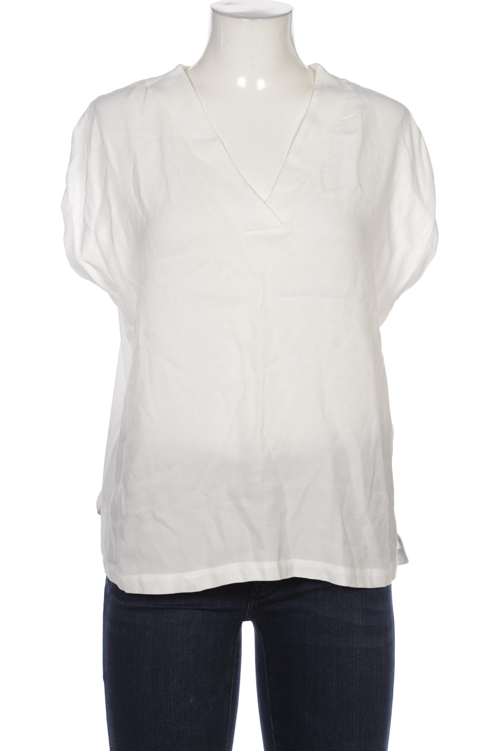 

Massimo Dutti Damen Bluse, weiß, Gr. 42