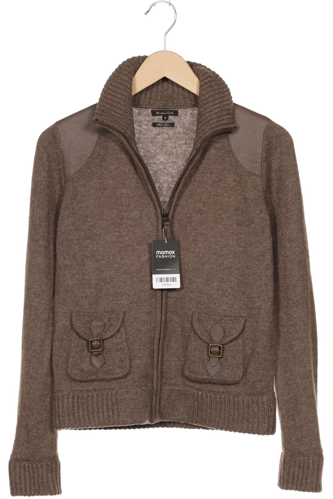 

Massimo Dutti Damen Strickjacke, braun, Gr. 34