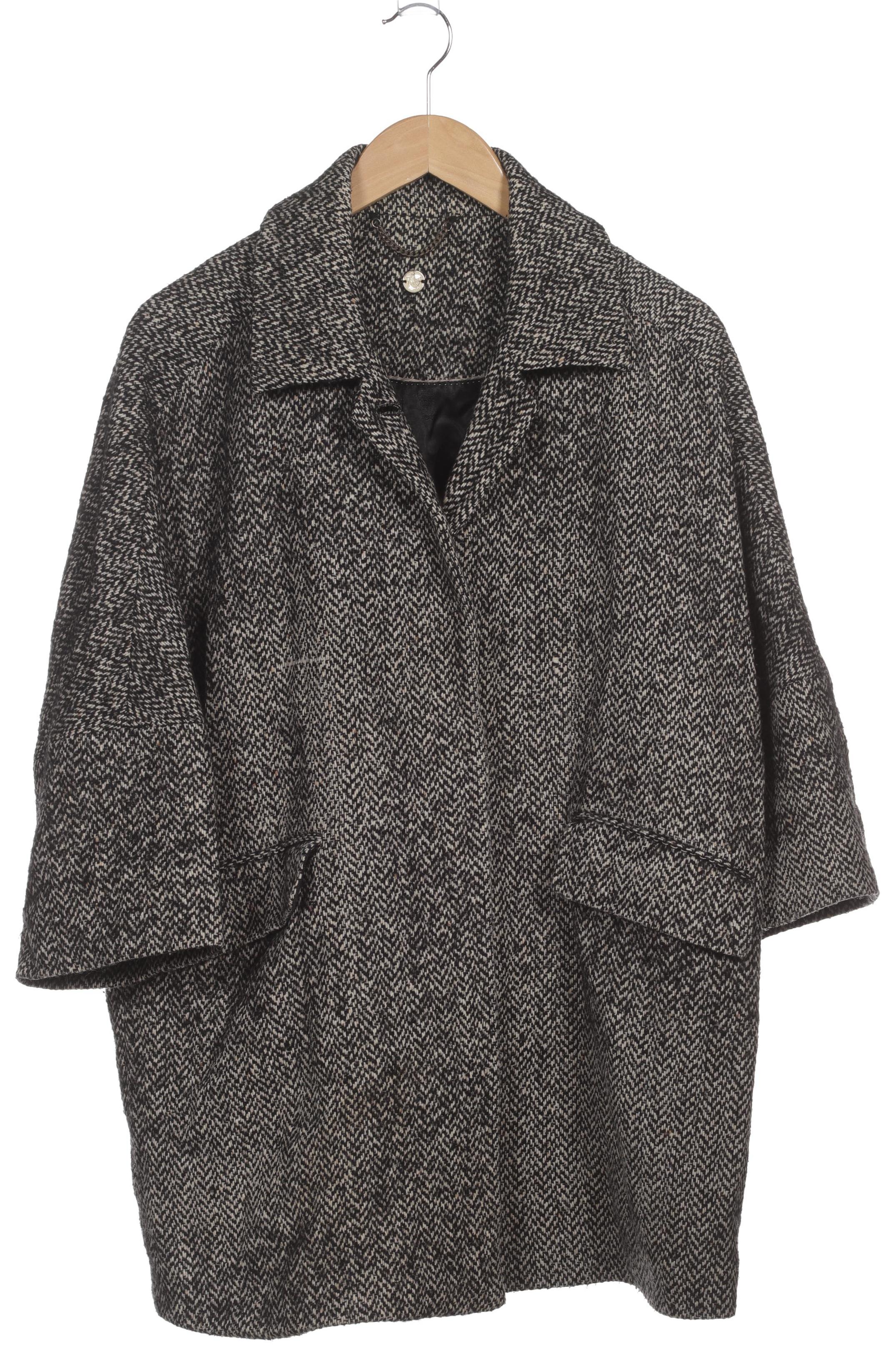 

Massimo Dutti Damen Mantel, schwarz, Gr. 36
