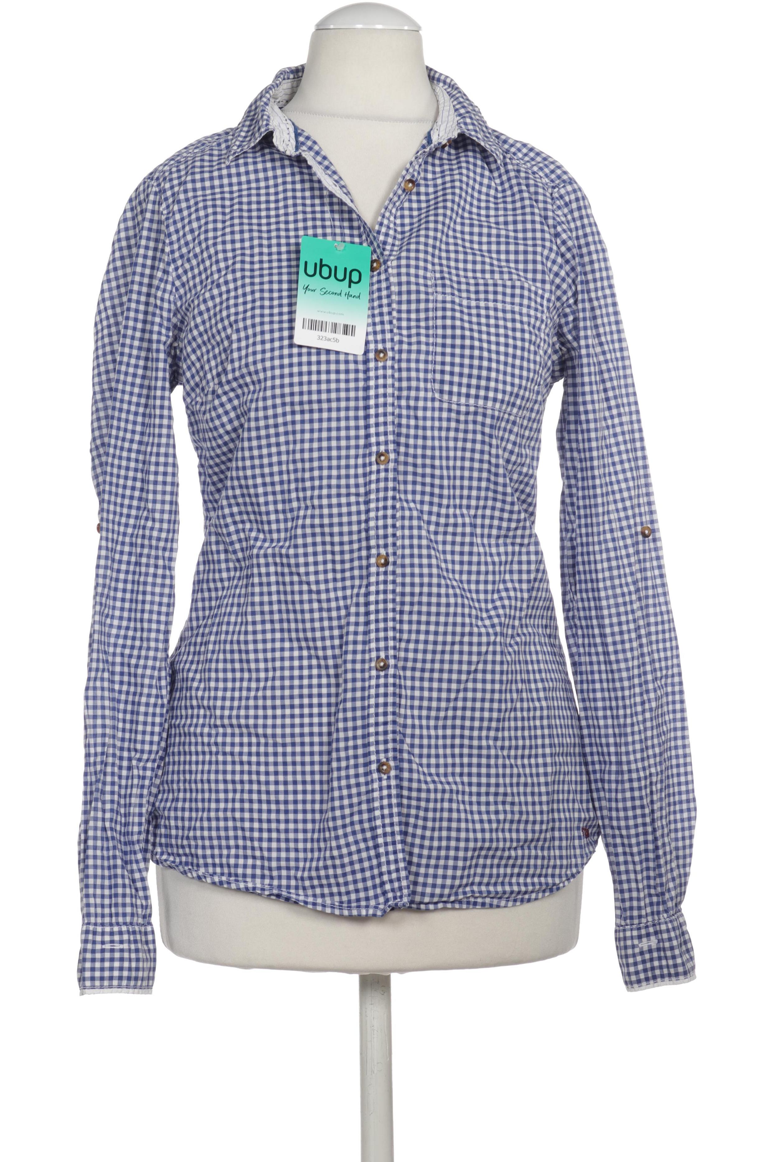 

Massimo Dutti Damen Bluse, blau, Gr. 36