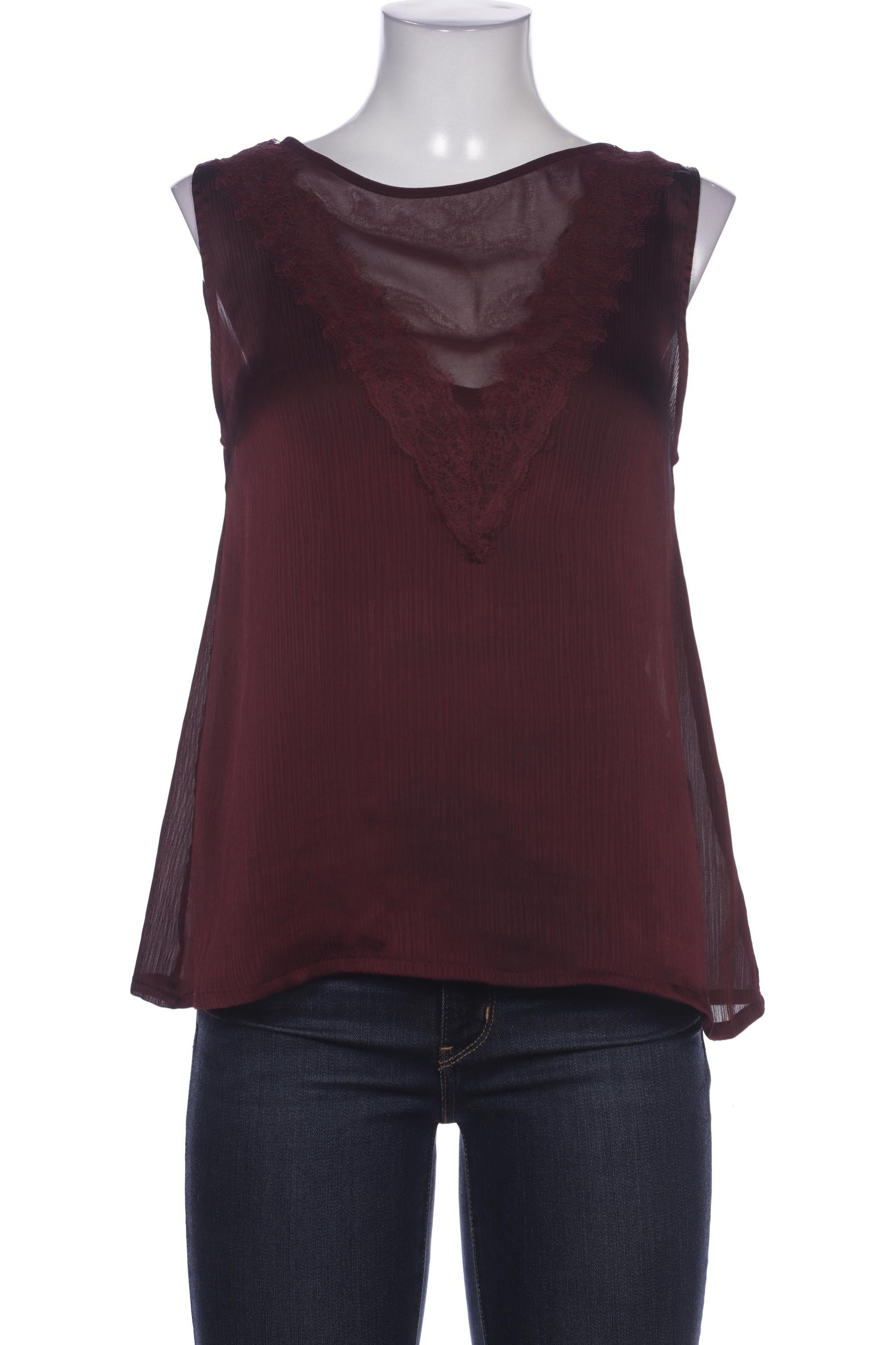 

Massimo Dutti Damen Bluse, bordeaux, Gr. 38