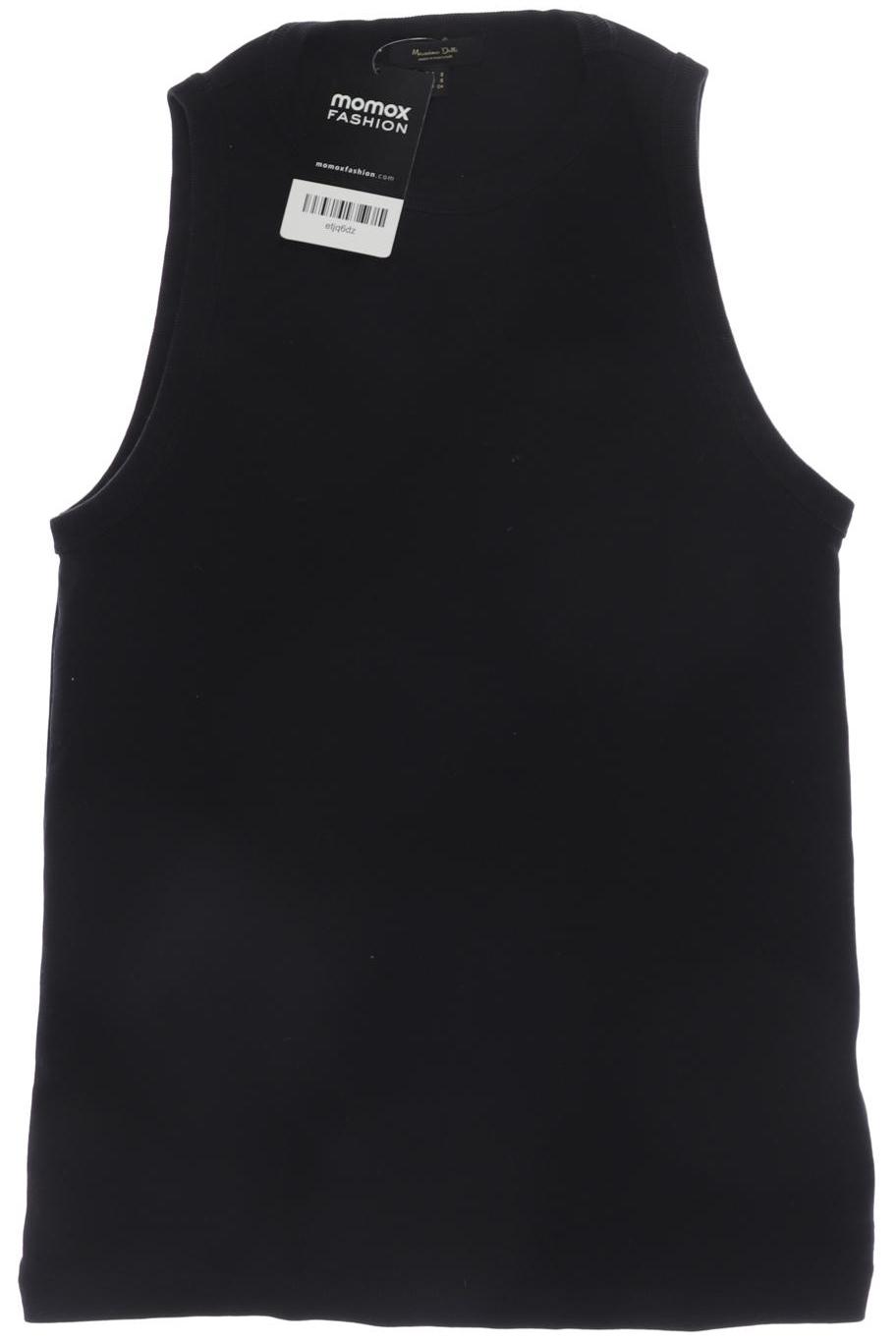 

Massimo Dutti Damen Top, schwarz, Gr. 36