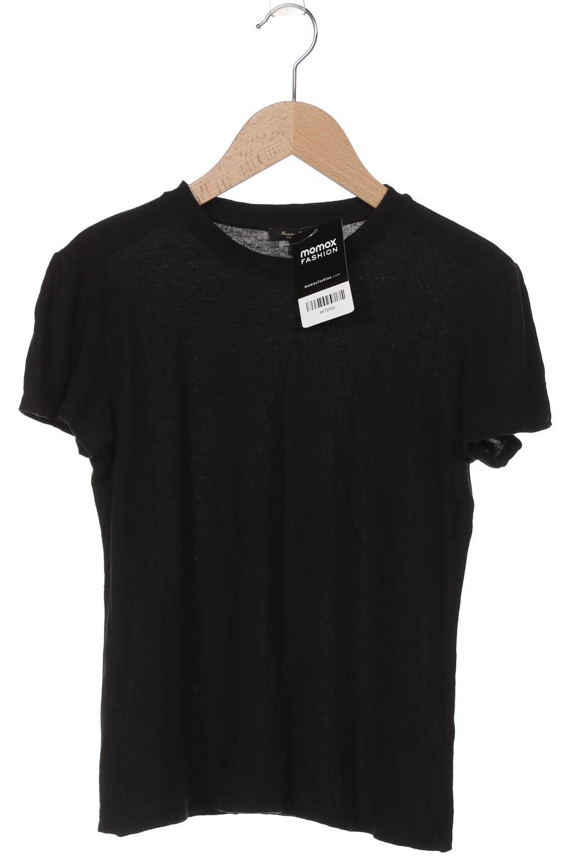 

Massimo Dutti Damen T-Shirt, schwarz, Gr. 36