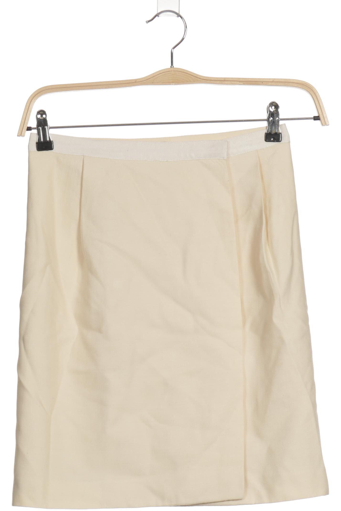 

Massimo Dutti Damen Rock, beige, Gr. 38