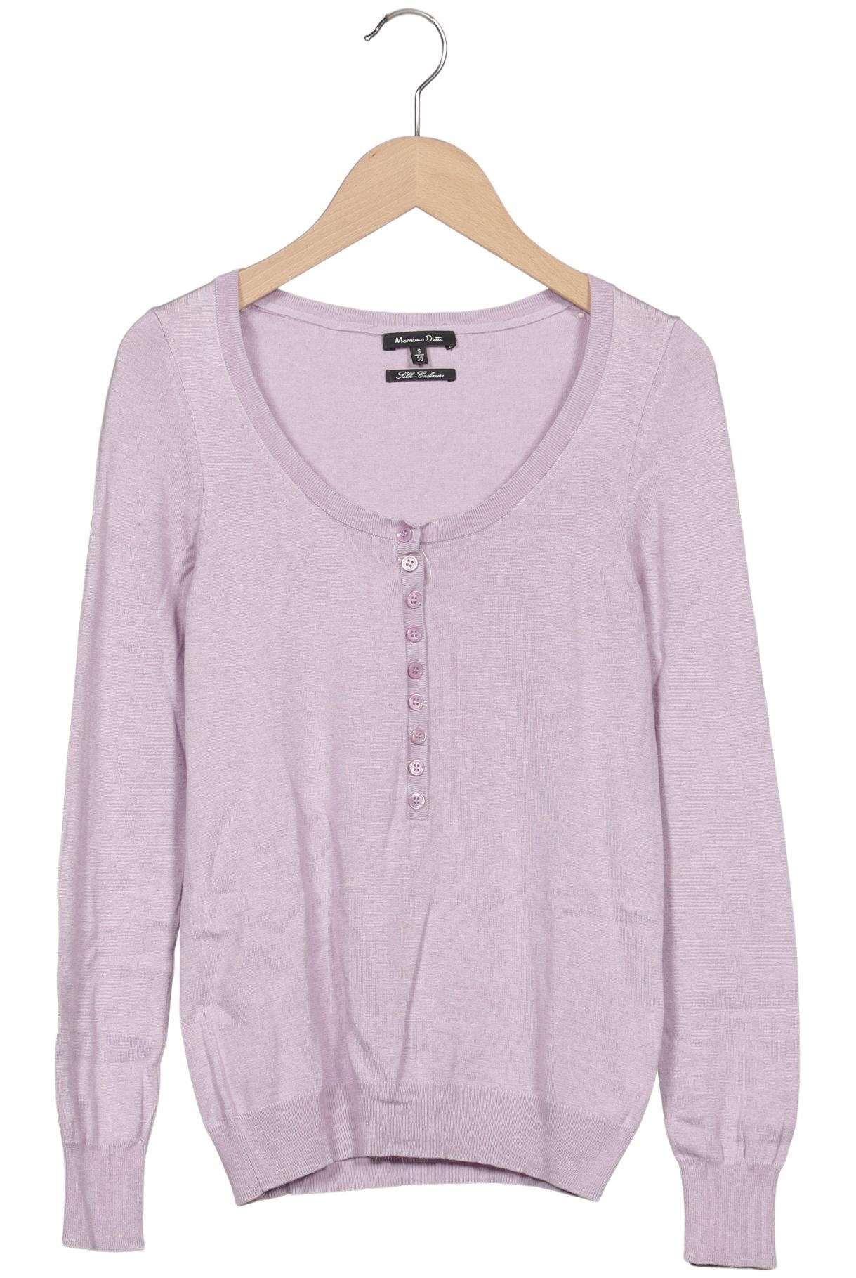 

Massimo Dutti Damen Langarmshirt, flieder, Gr. 30