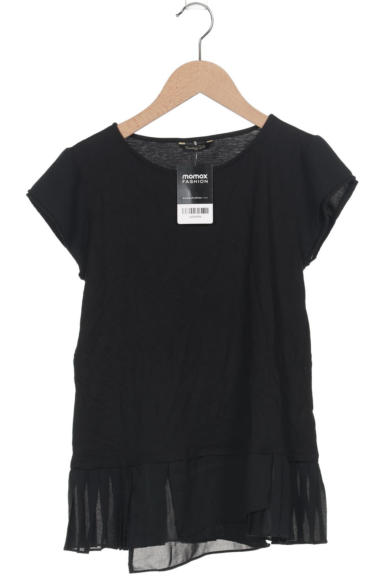 

Massimo Dutti Damen T-Shirt, schwarz, Gr. 38
