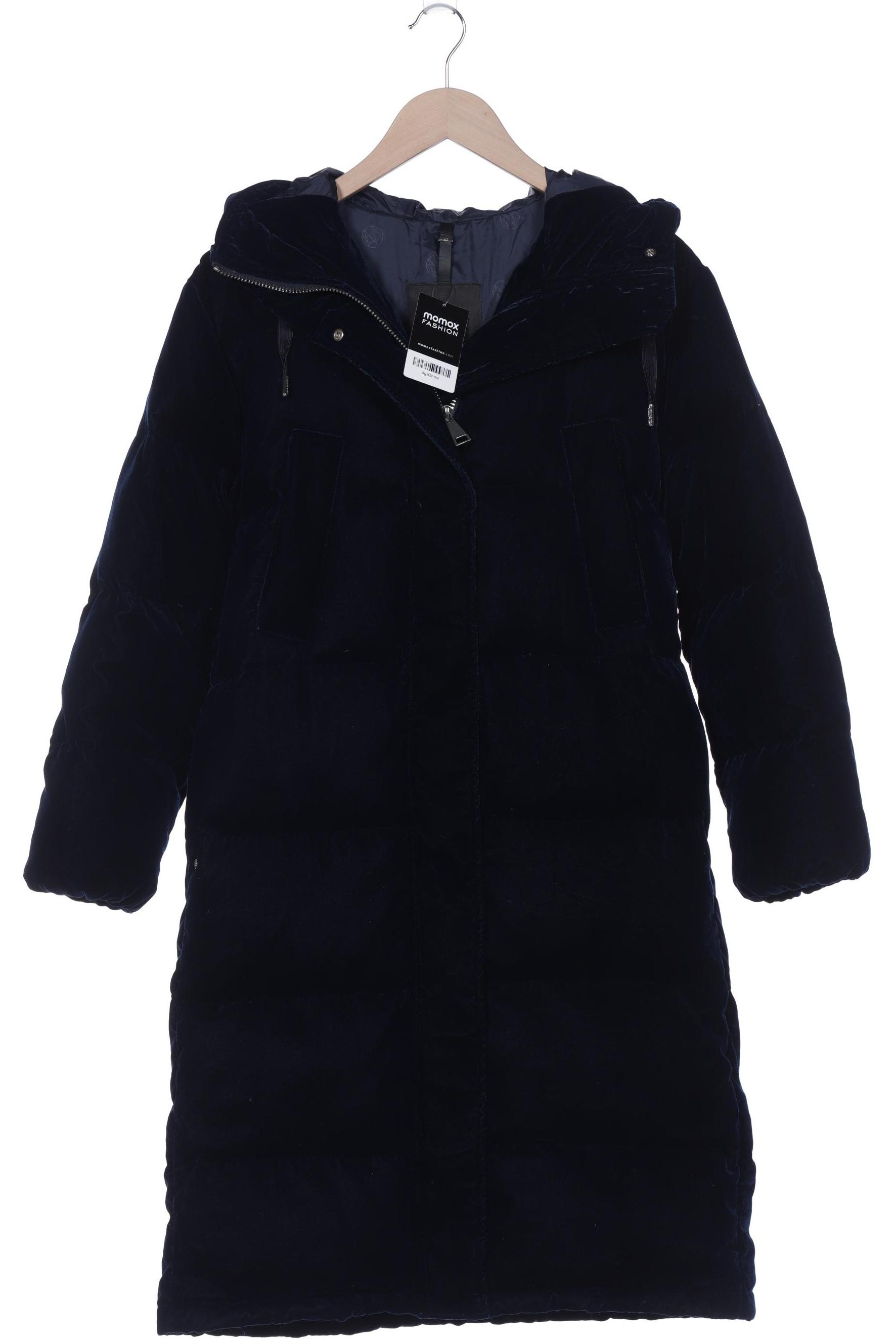 

Massimo Dutti Damen Mantel, marineblau, Gr. 34