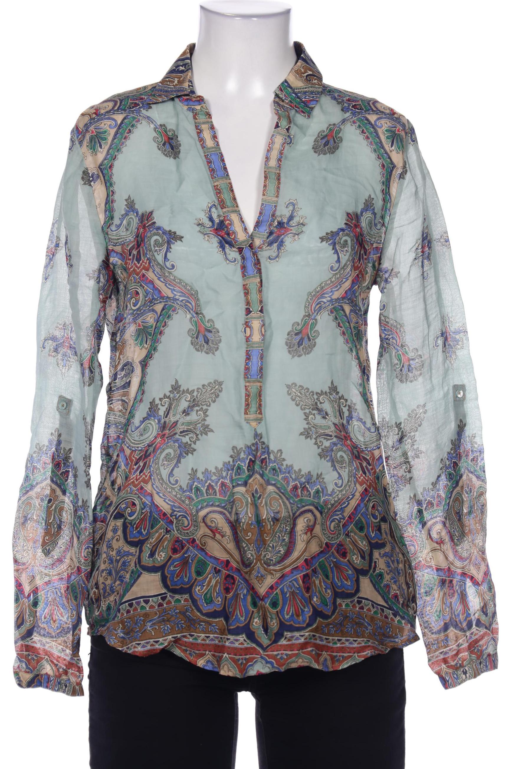 

Massimo Dutti Damen Bluse, türkis, Gr. 36