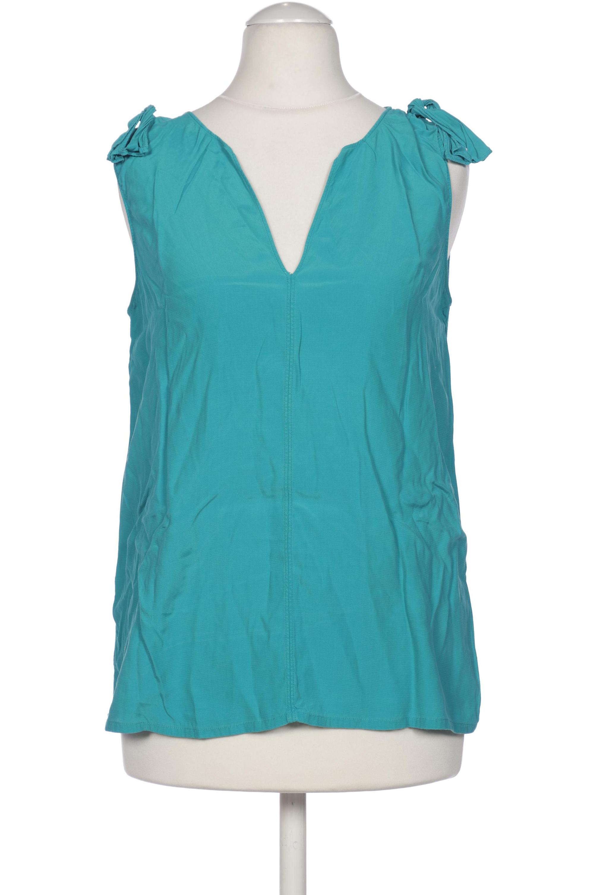 

Massimo Dutti Damen Bluse, türkis, Gr. 34