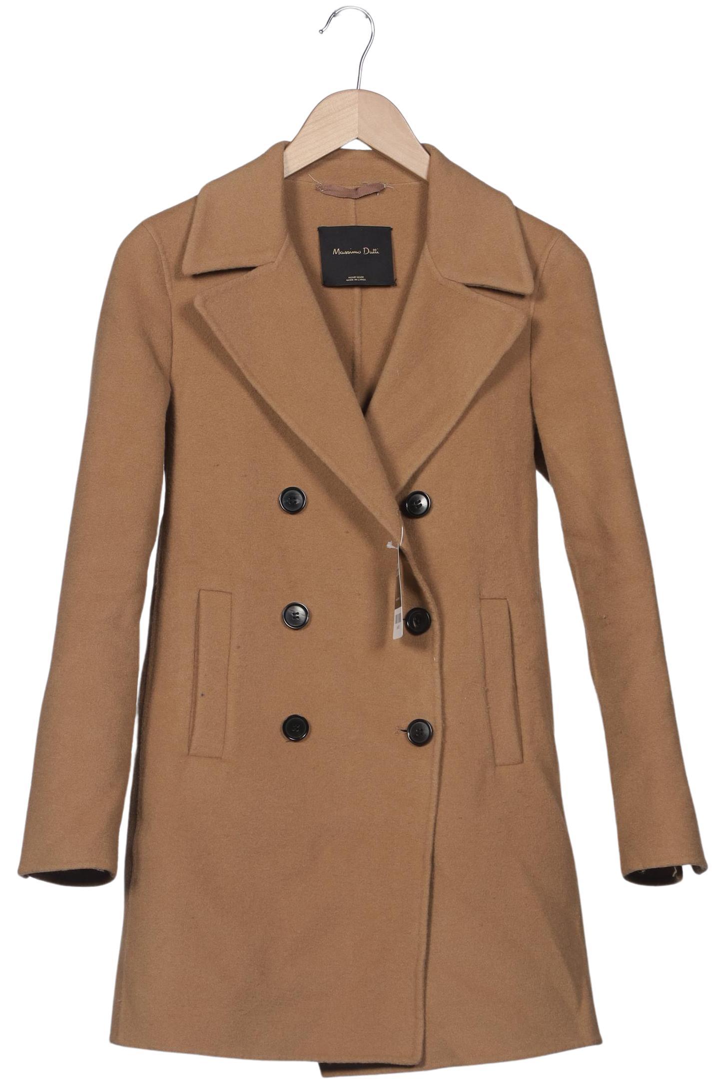 

Massimo Dutti Damen Mantel, braun, Gr. 38