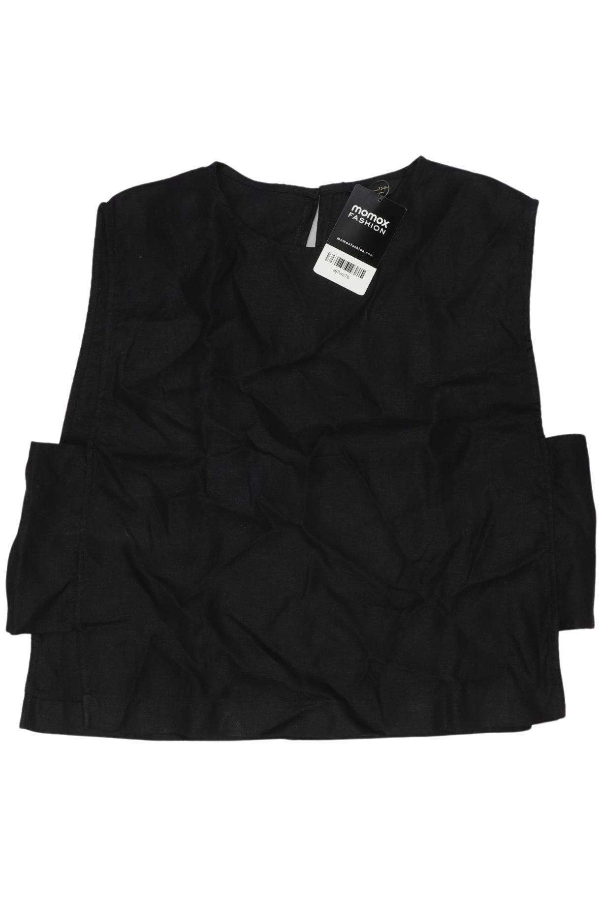 

Massimo Dutti Damen Top, schwarz, Gr. 38
