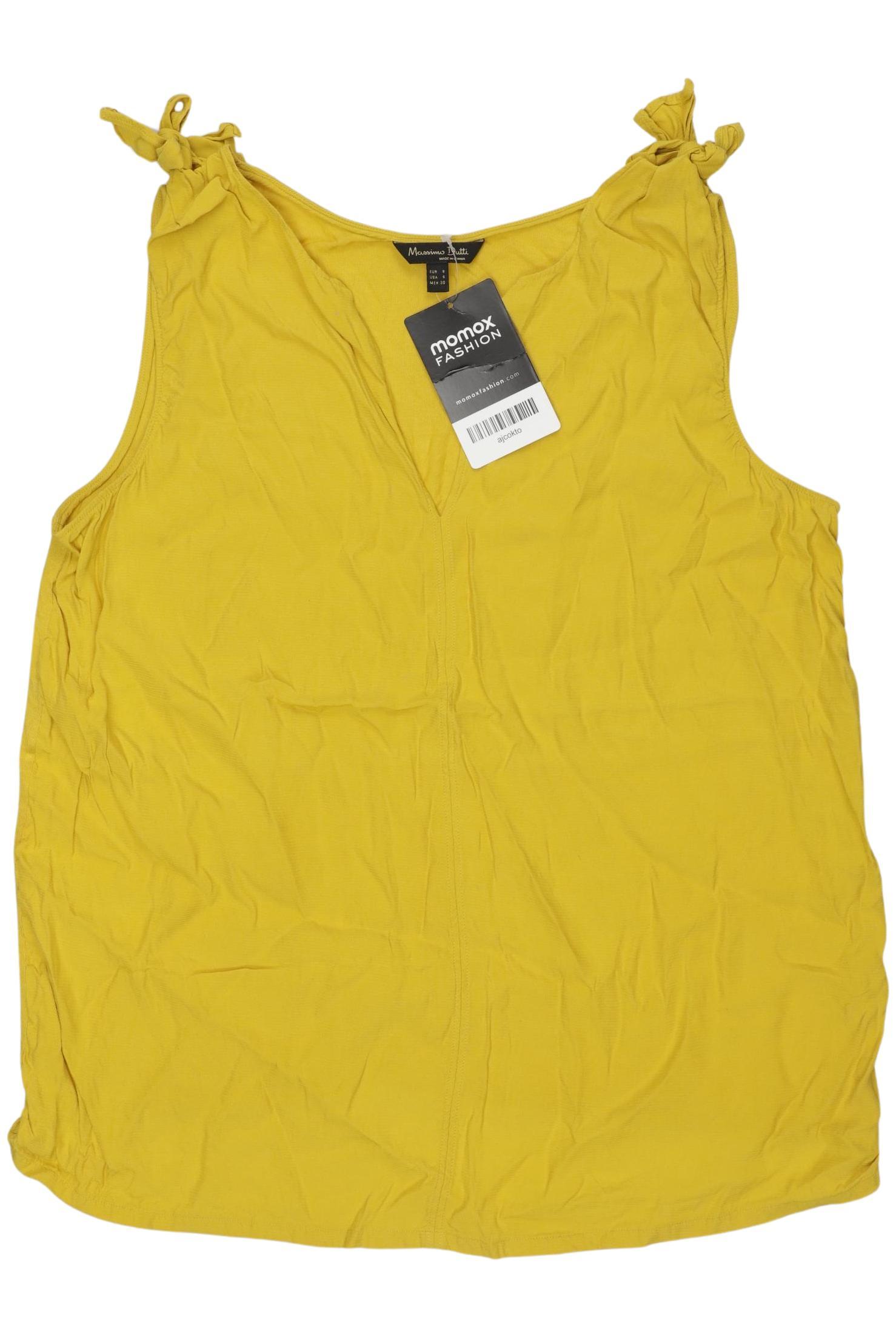 

Massimo Dutti Damen Top, gelb, Gr. 36