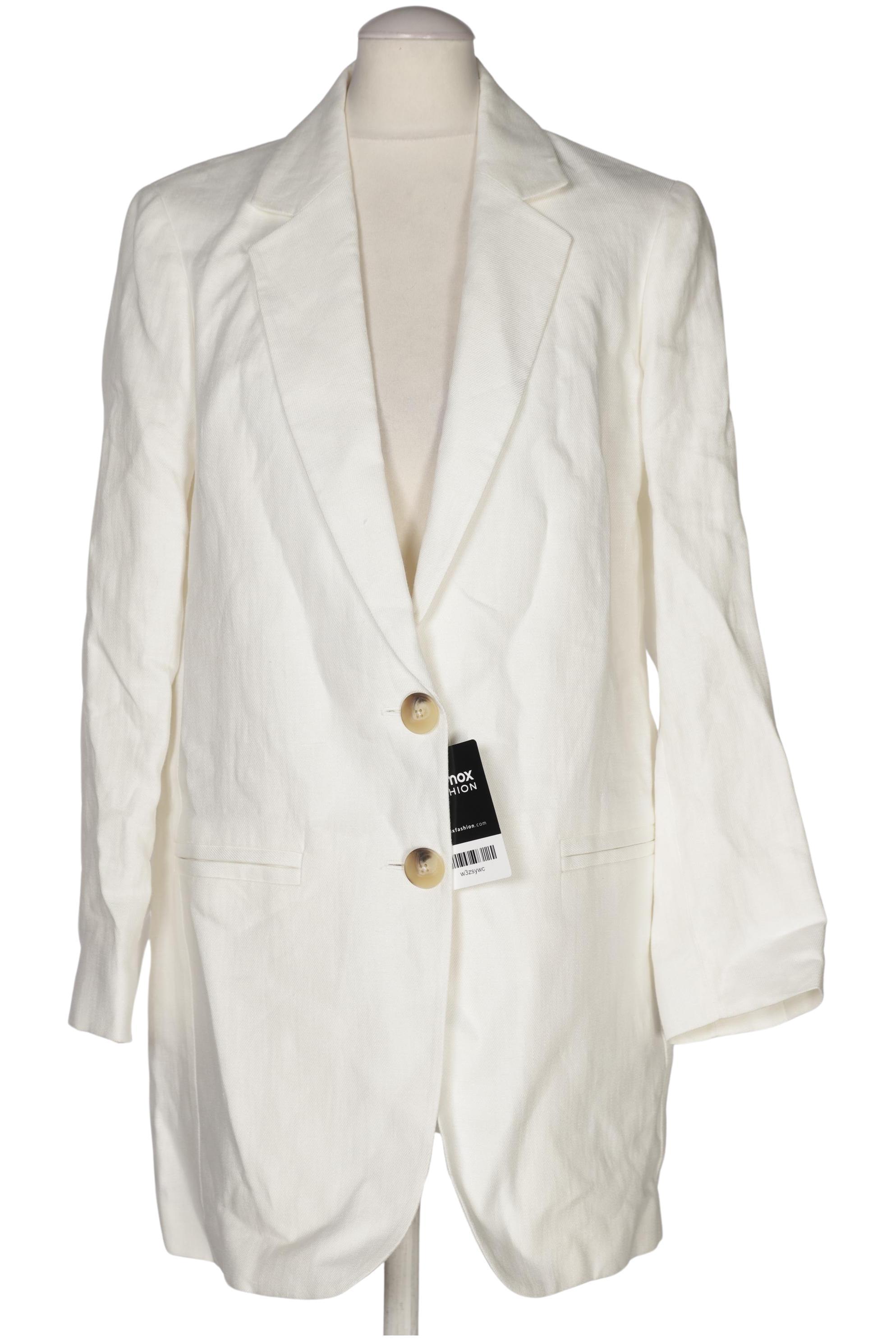 

Massimo Dutti Damen Blazer, weiß, Gr. 34