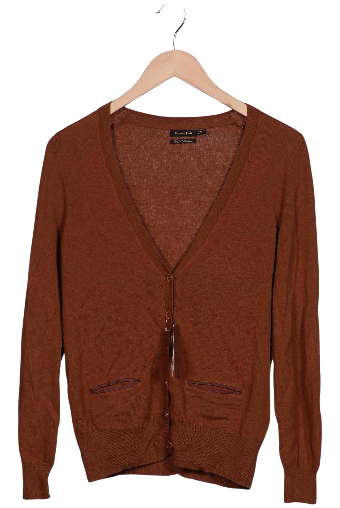 

Massimo Dutti Damen Strickjacke, braun, Gr. 38