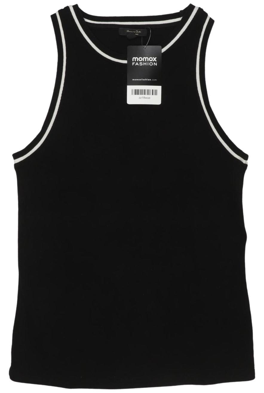 

Massimo Dutti Damen Top, schwarz, Gr. 36