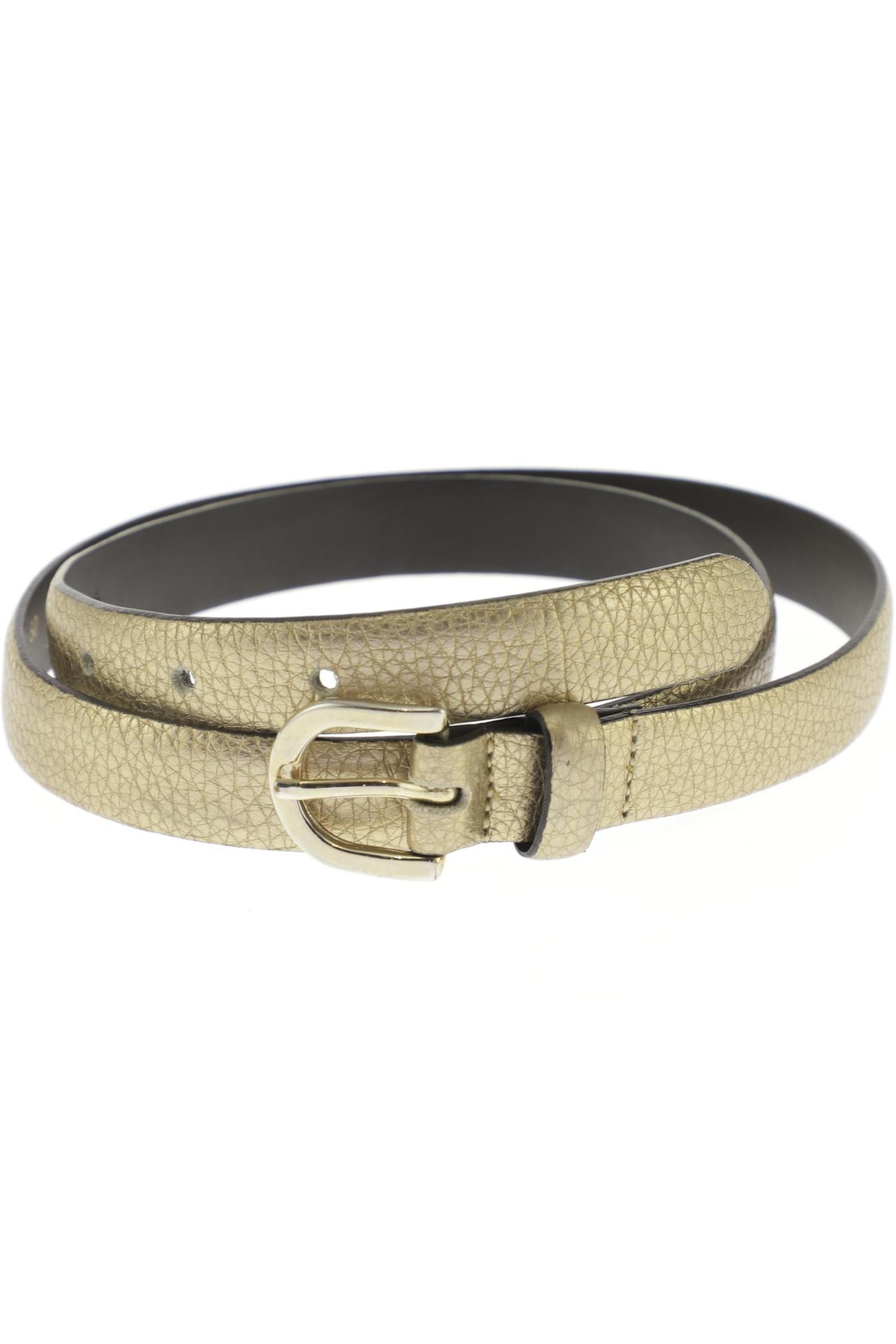 

Massimo Dutti Damen Gürtel, gold, Gr. 80